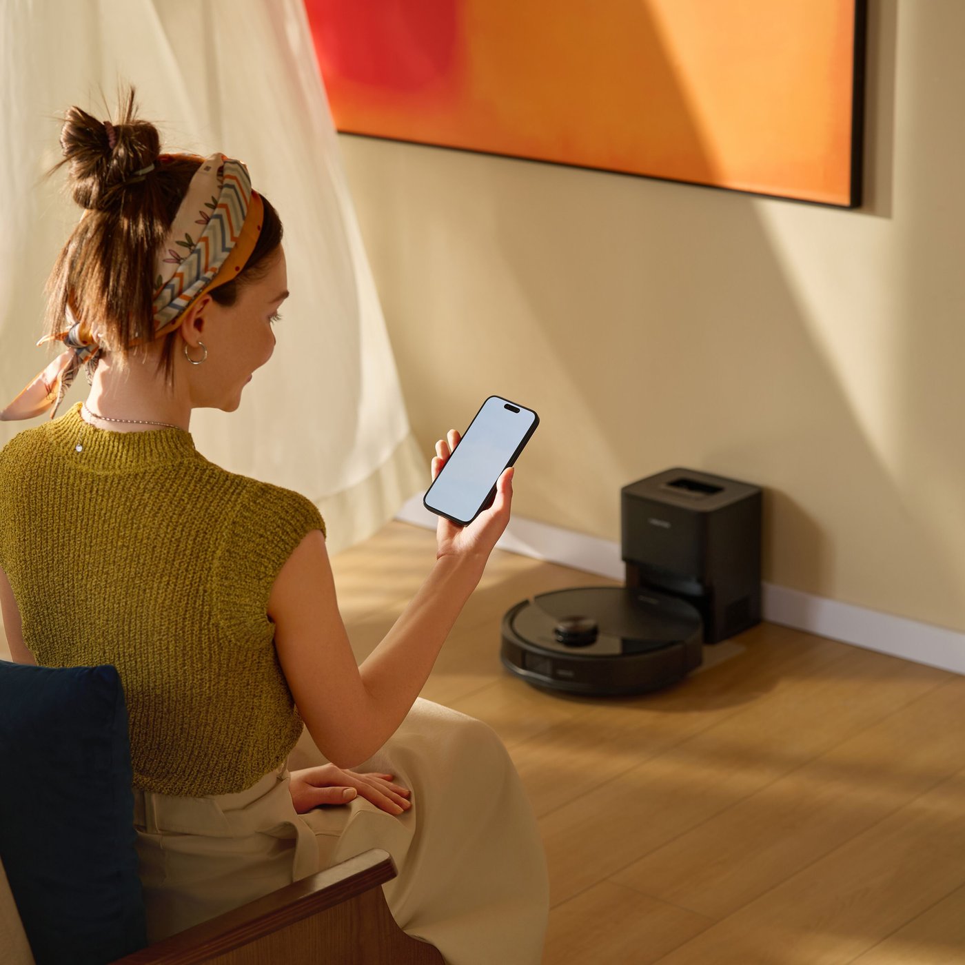 Roborock Q10 VF+ robotdammsugare med basstation Svart