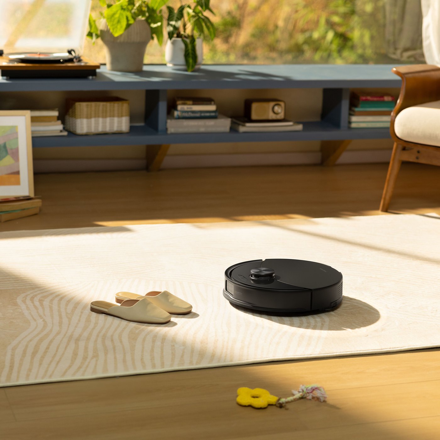 Roborock Q10 VF+ robotdammsugare med basstation Svart