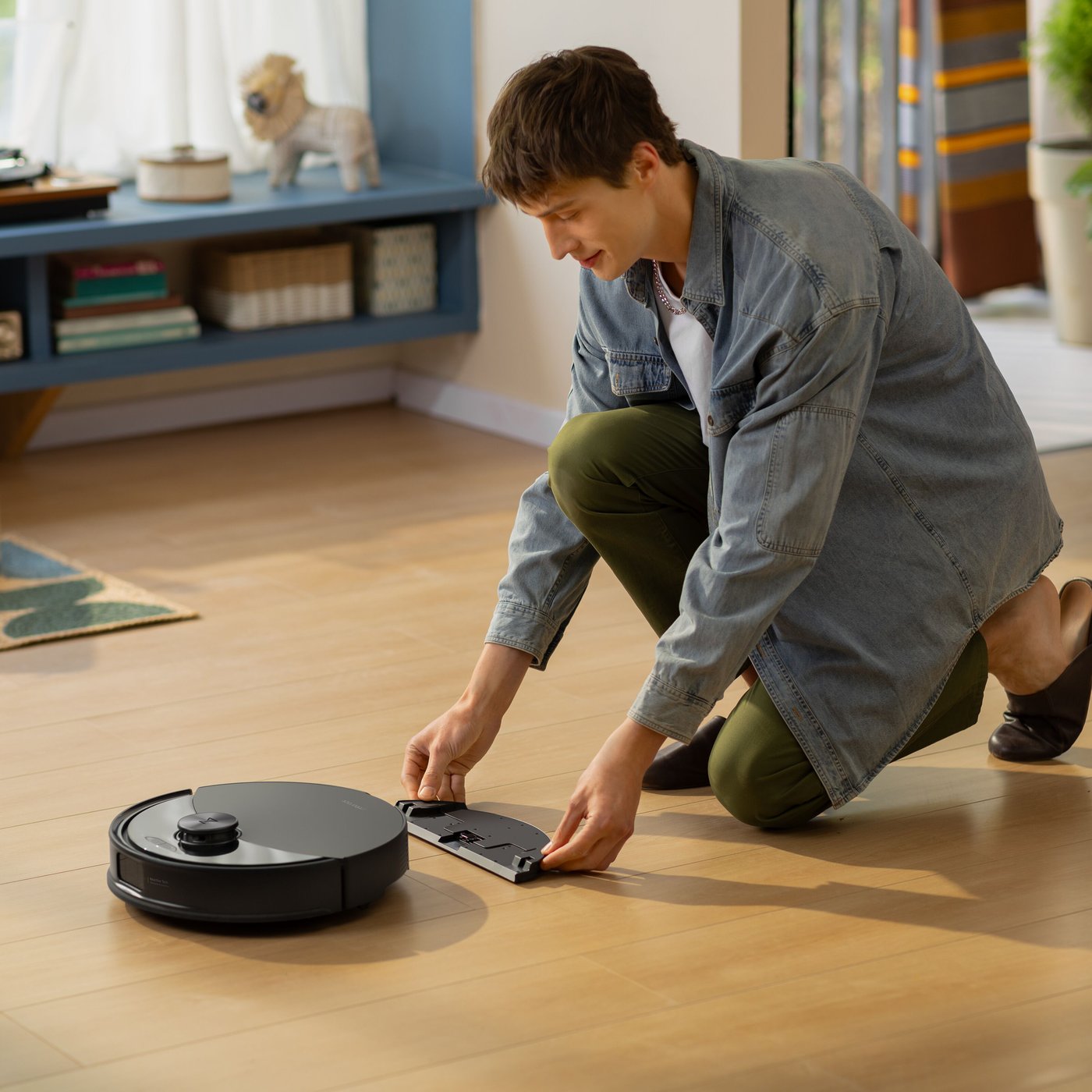 Roborock Q10 VF+ robotdammsugare med basstation Svart