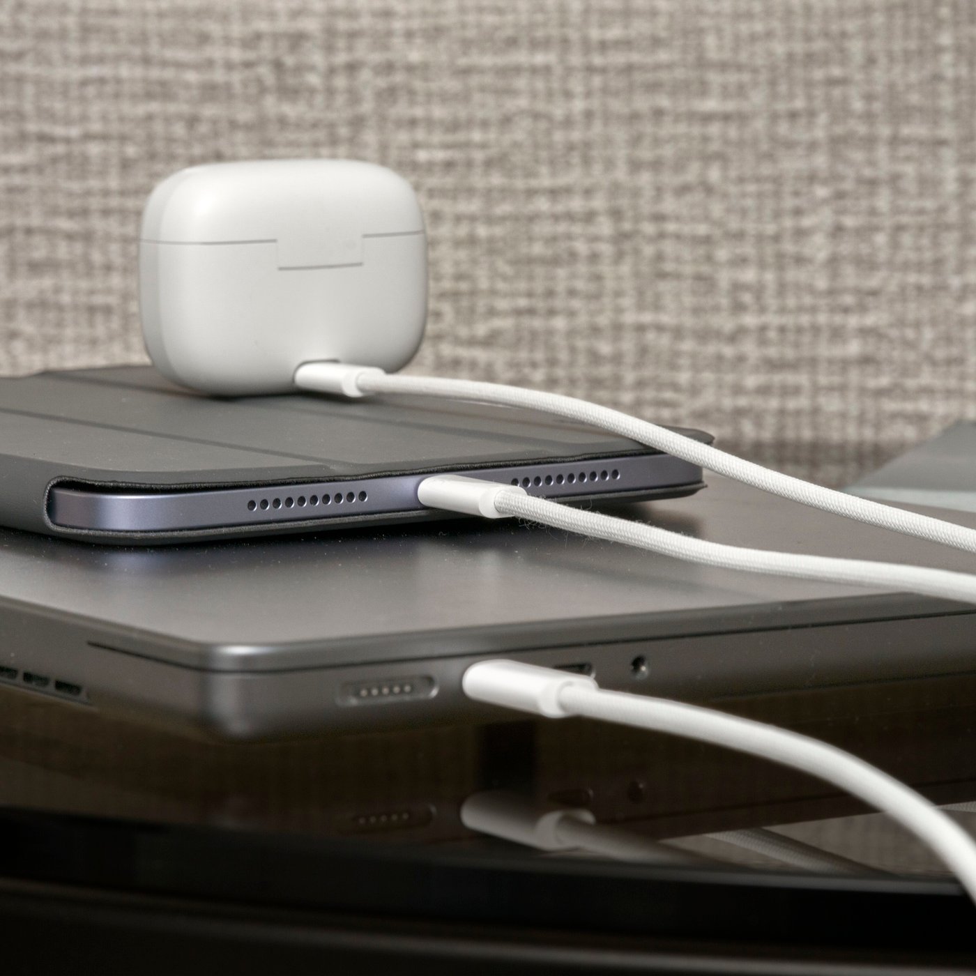 Linocell Premium GaN USB-C laddare med PD 65 W Vit