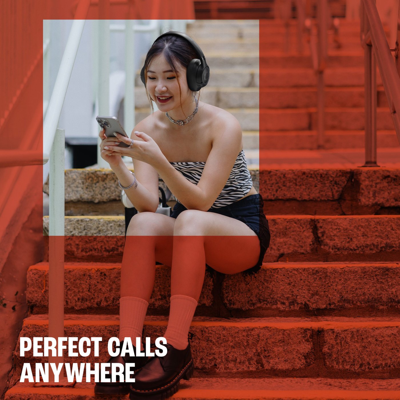 JBL Tune 730BT trådløse hodetelefoner Hvit