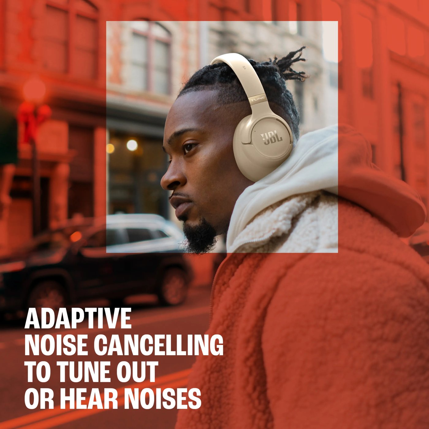 JBL Tune 780NC trådløse over-ear-hodetelefoner Hvit