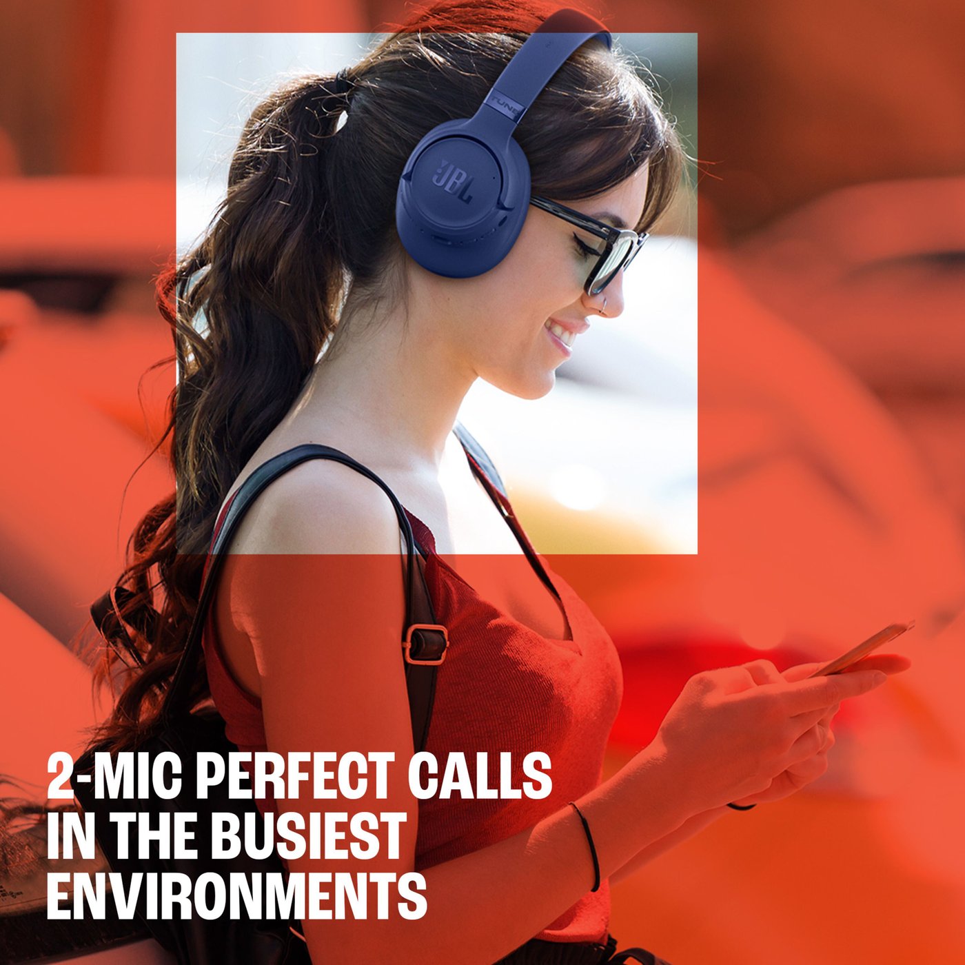 JBL Tune 780NC trådløse over-ear-hodetelefoner Hvit