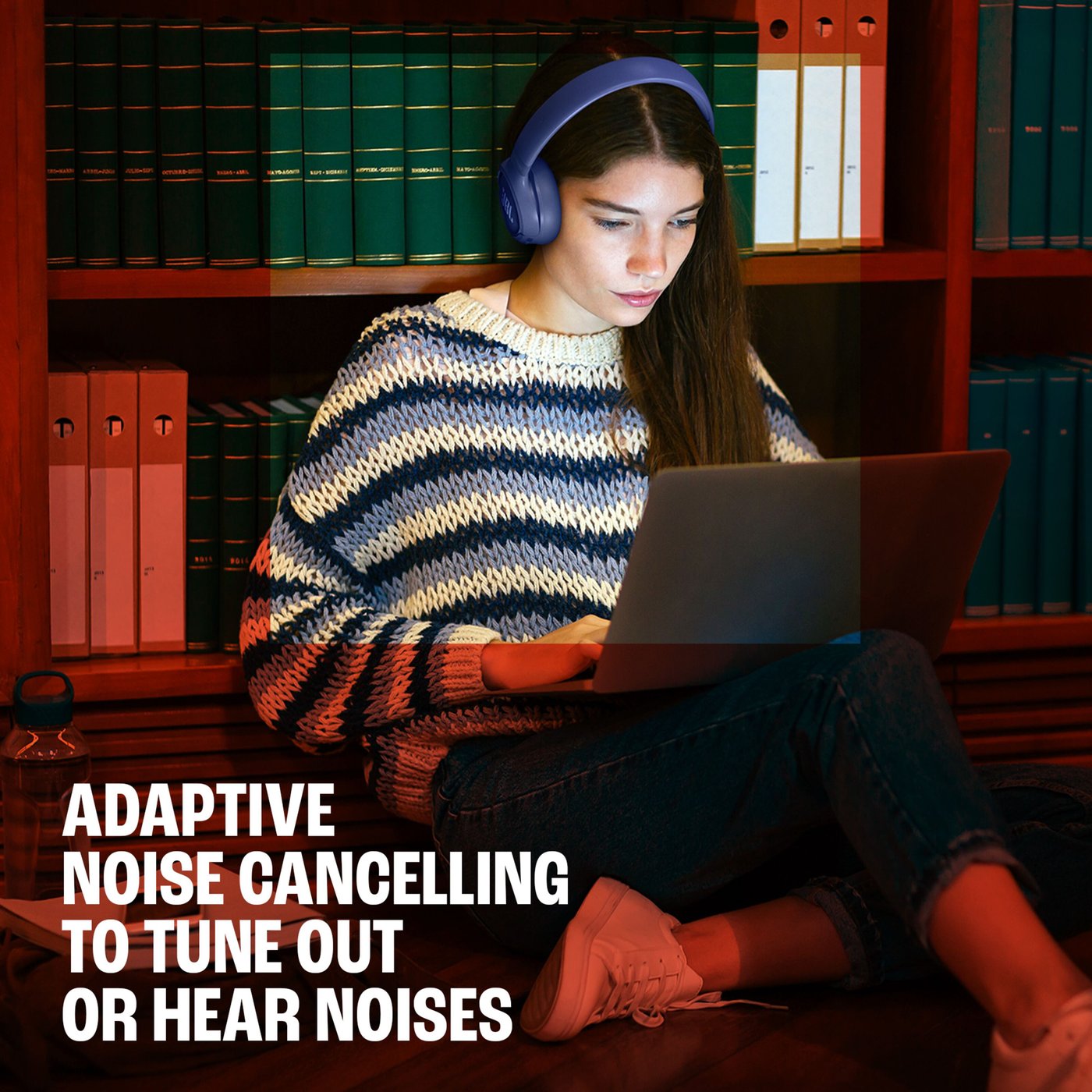 JBL Tune 680NC trådløse on-ear-hodetelefoner Svart