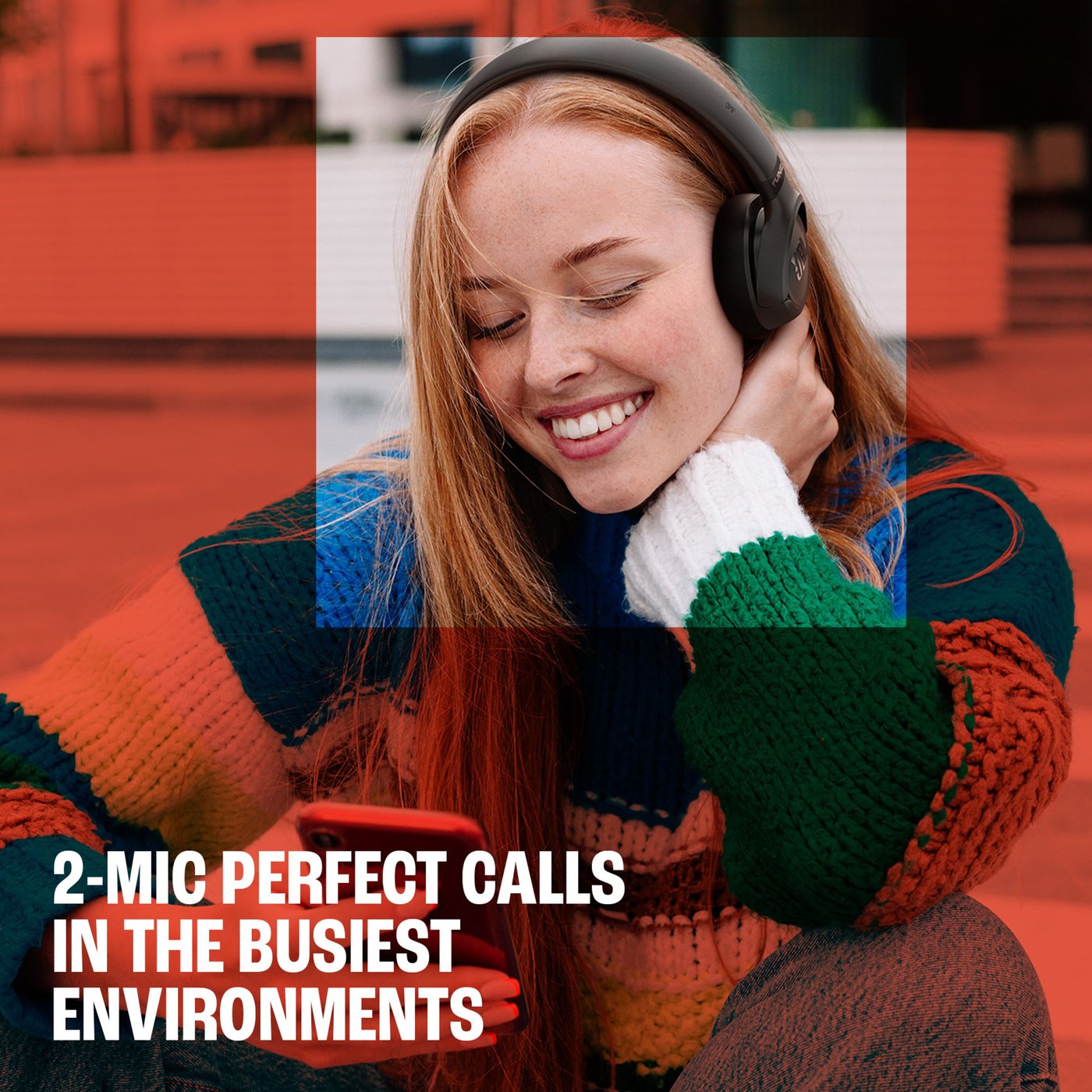 JBL Tune 680NC trådløse on-ear-hodetelefoner Svart