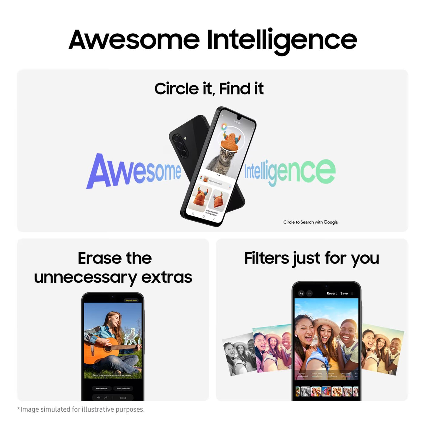 Samsung Galaxy A26 5G 128 GB Svart