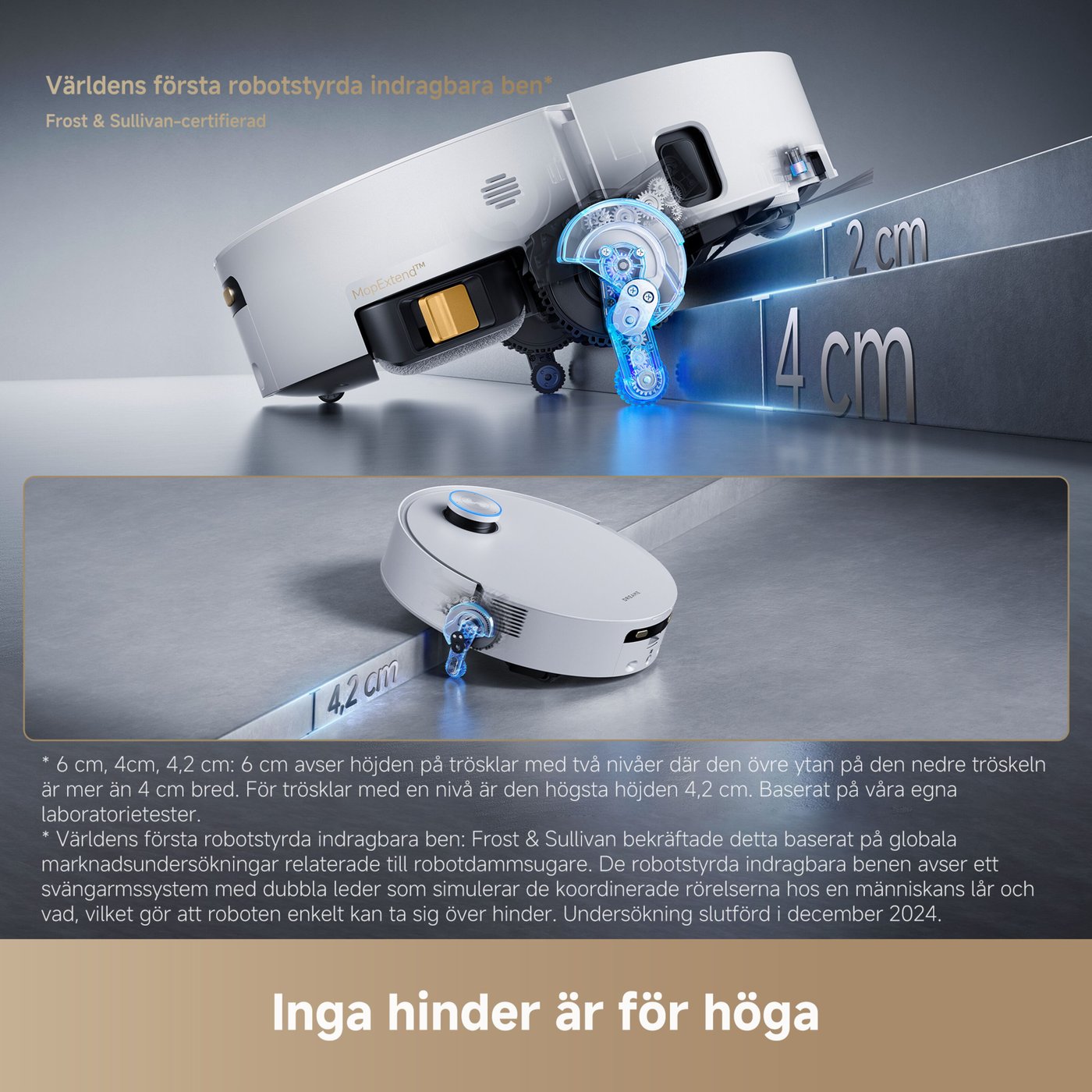 Dreame Dreame Aqua 10 Ultra Track Complete robotdammsugare Vit