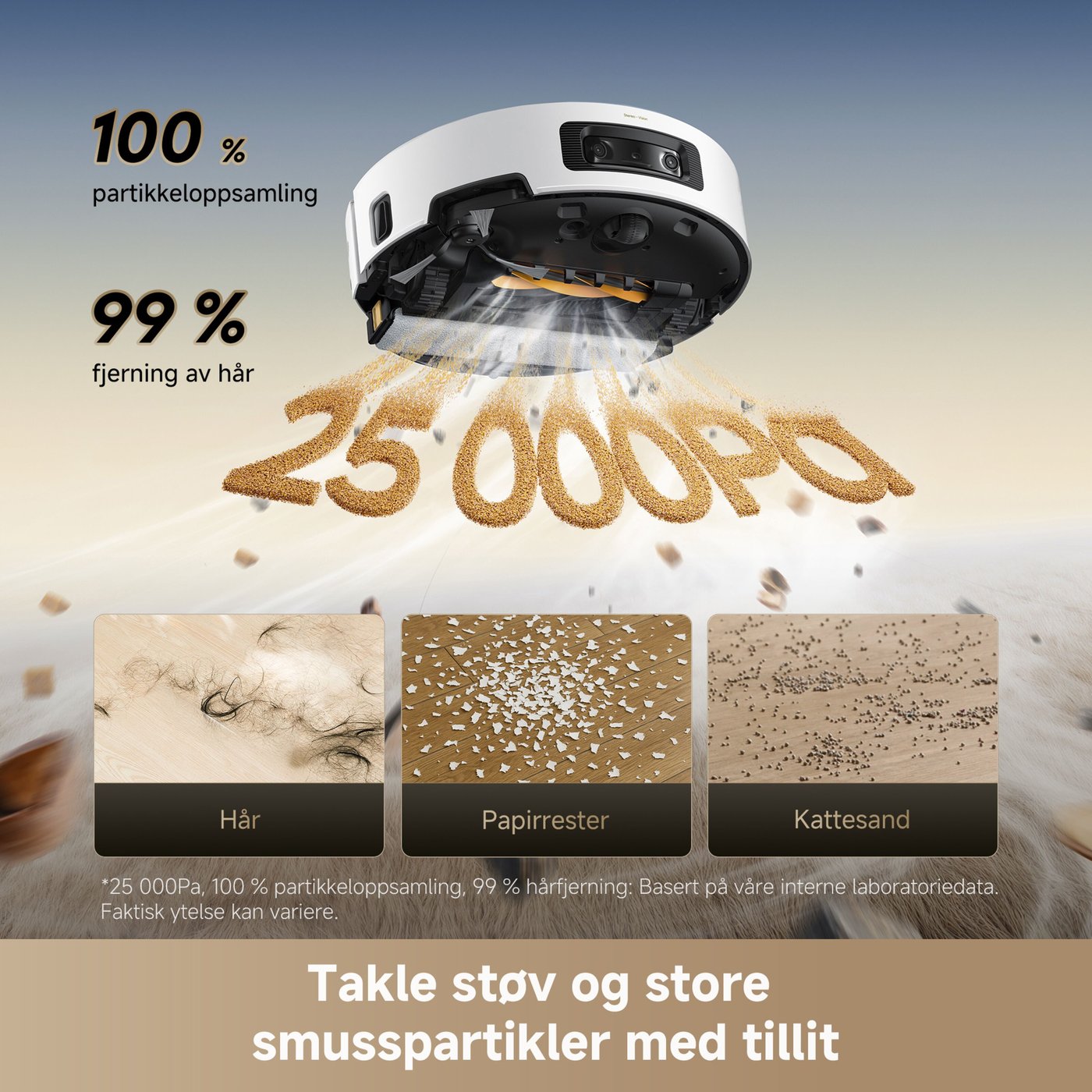 Dreame Dreame Aqua 10 Ultra Track Complete robotstøvsuger Hvit