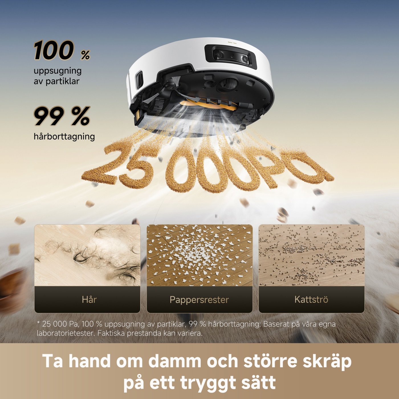 Dreame Dreame Aqua 10 Ultra Track Complete robotdammsugare Vit