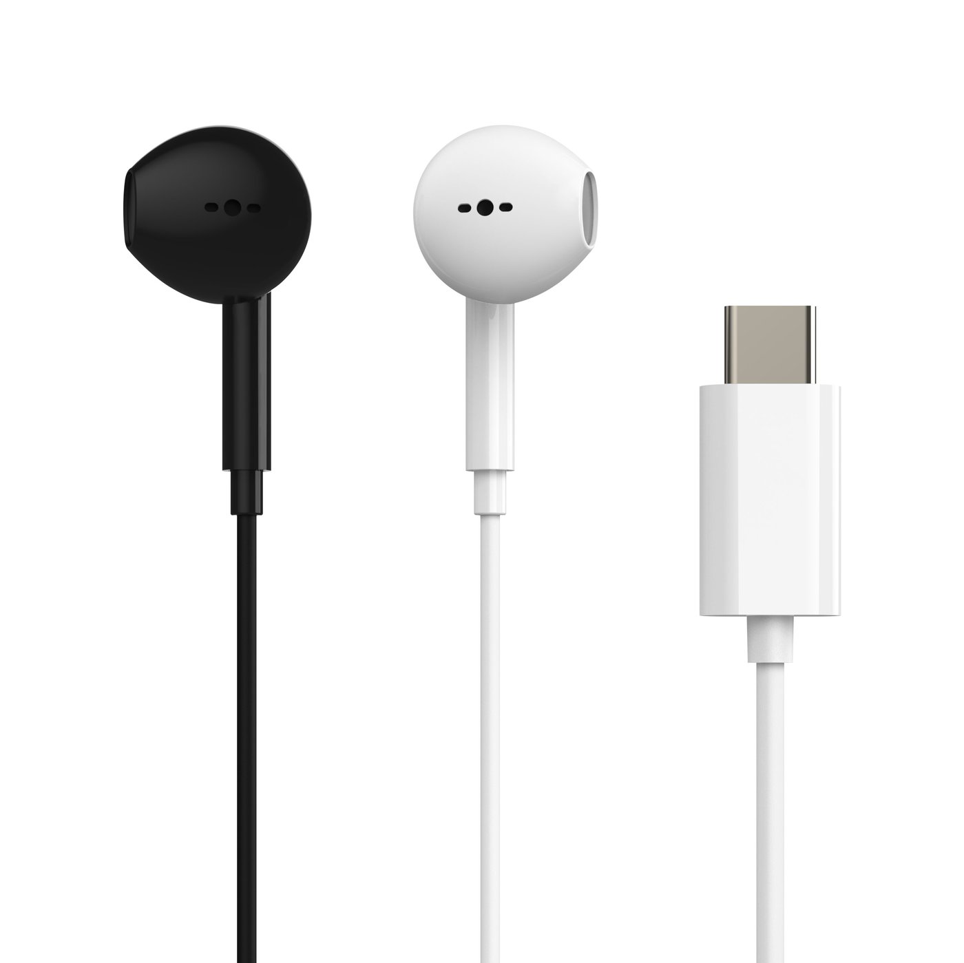 Nomadelic USB-C-hörlurar Solo 100 Svart