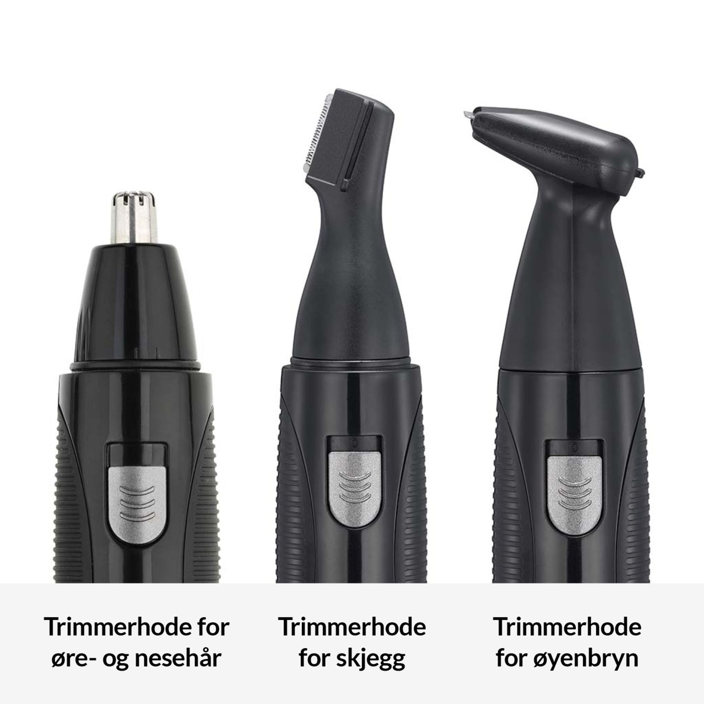 Nese- og ørehårtrimmer 3-i-1