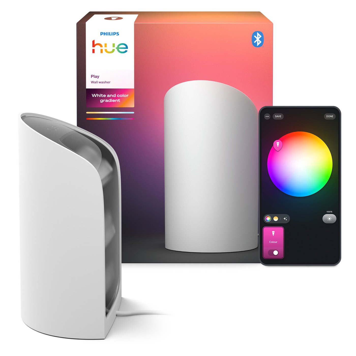 Philips Hue Play Wall Washer Väggbelysning Vit