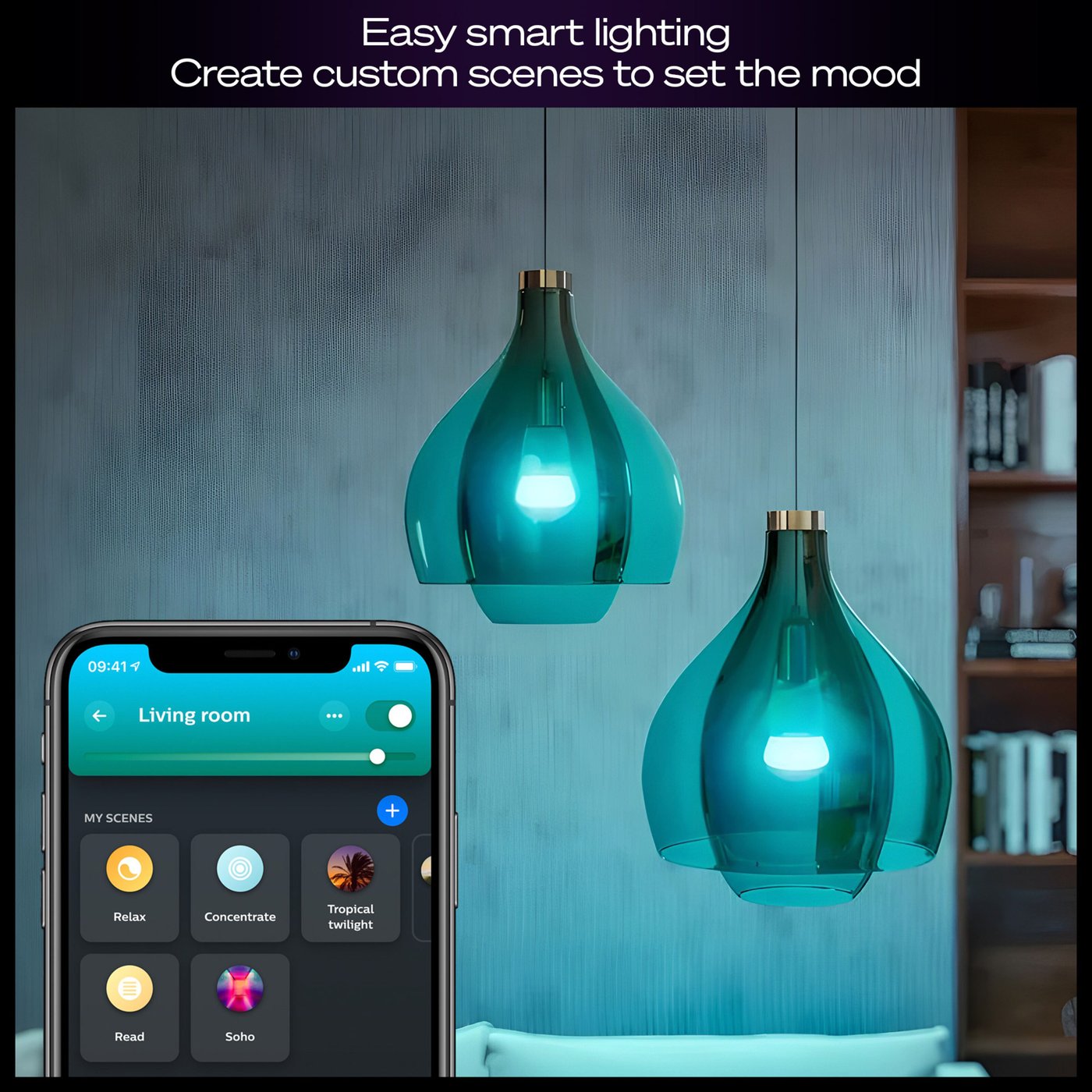 Philips Hue Startpakke Pro: 3x White & Color E27 + Dimmer + Bridge Pro