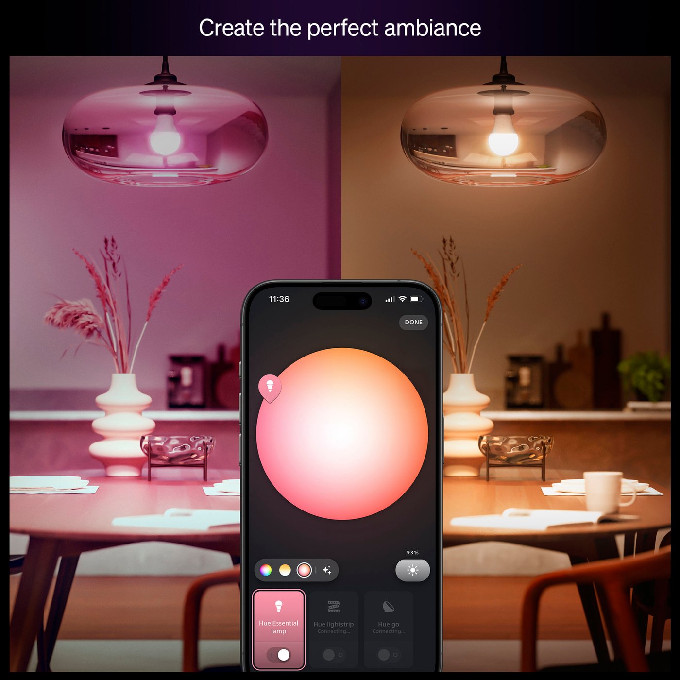 Philips Hue Essential Smart LED-lampa E27 806 lm 1-pack