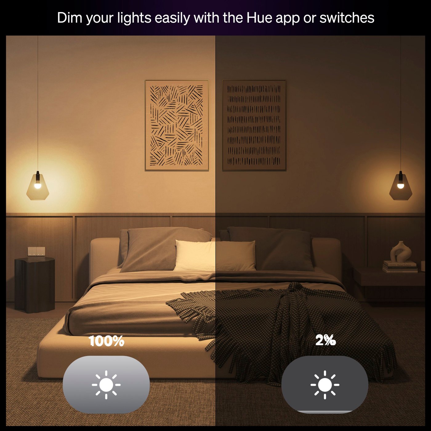 Philips Hue Startpakke Essential: 3x White & Color E27 + Bridge