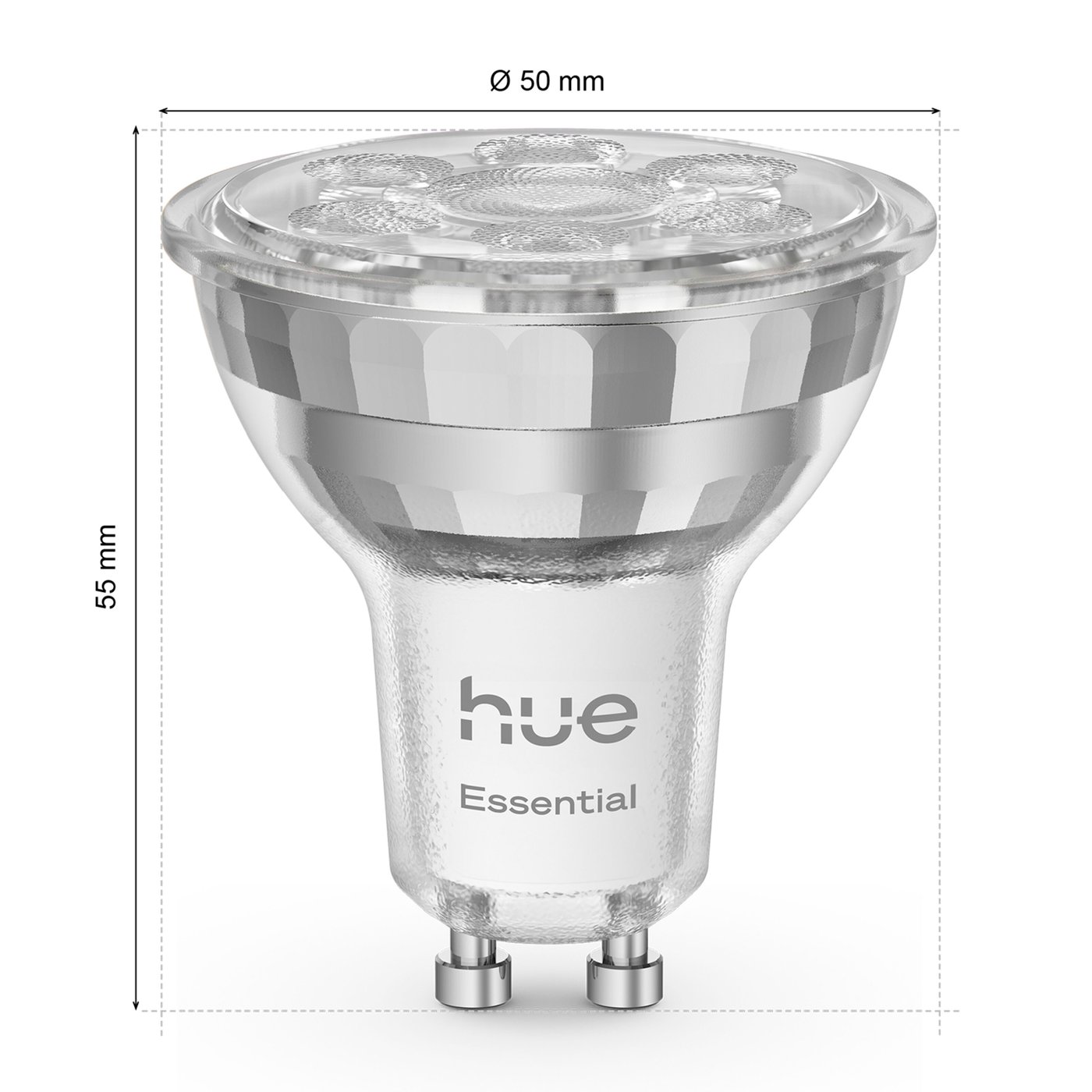 Philips Hue Essential Smart LED-pære GU10 345 lm 1-pk.