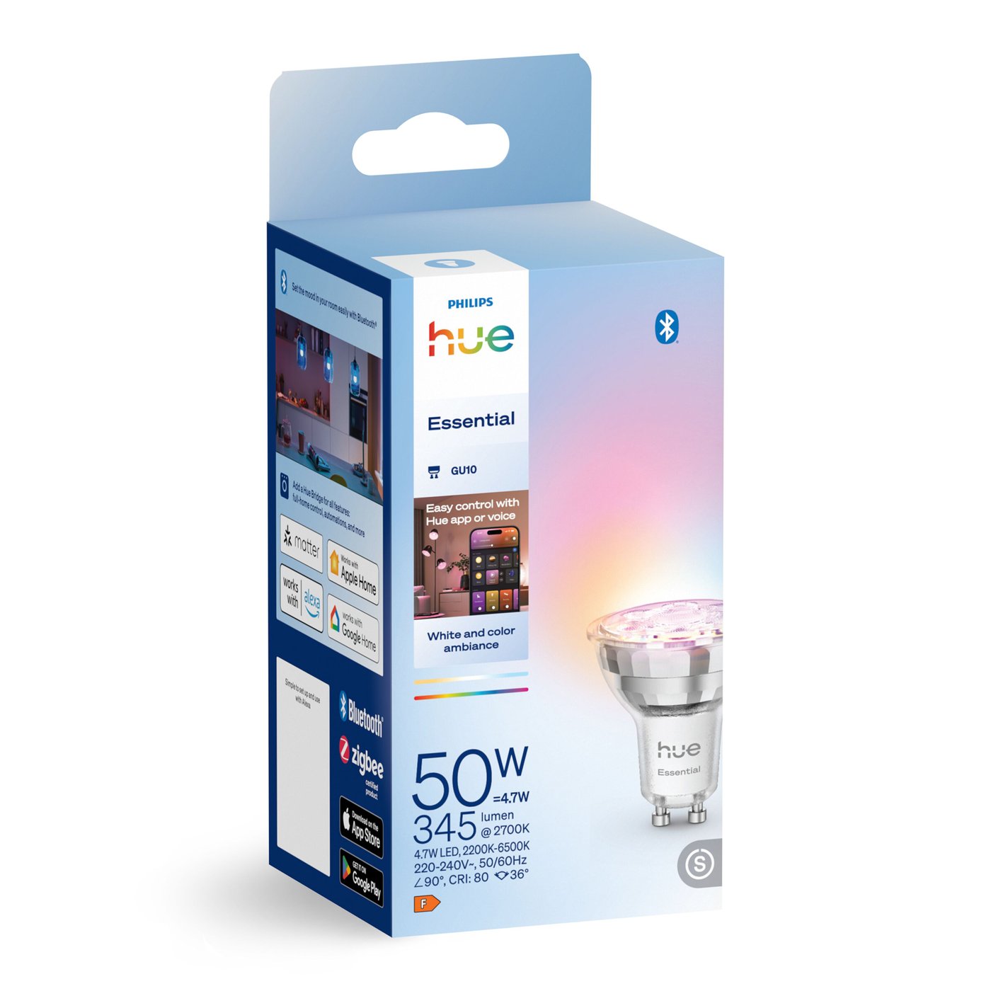 Philips Hue Essential Smart LED-lampa GU10 345 lm 1-pack