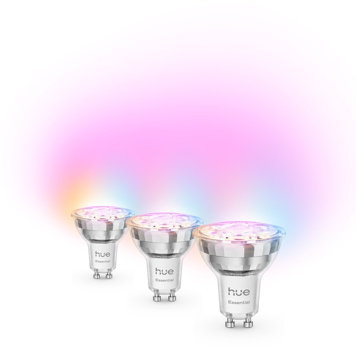 Philips Hue Essential Smart LED-pære GU10 345 lm 3-pk.