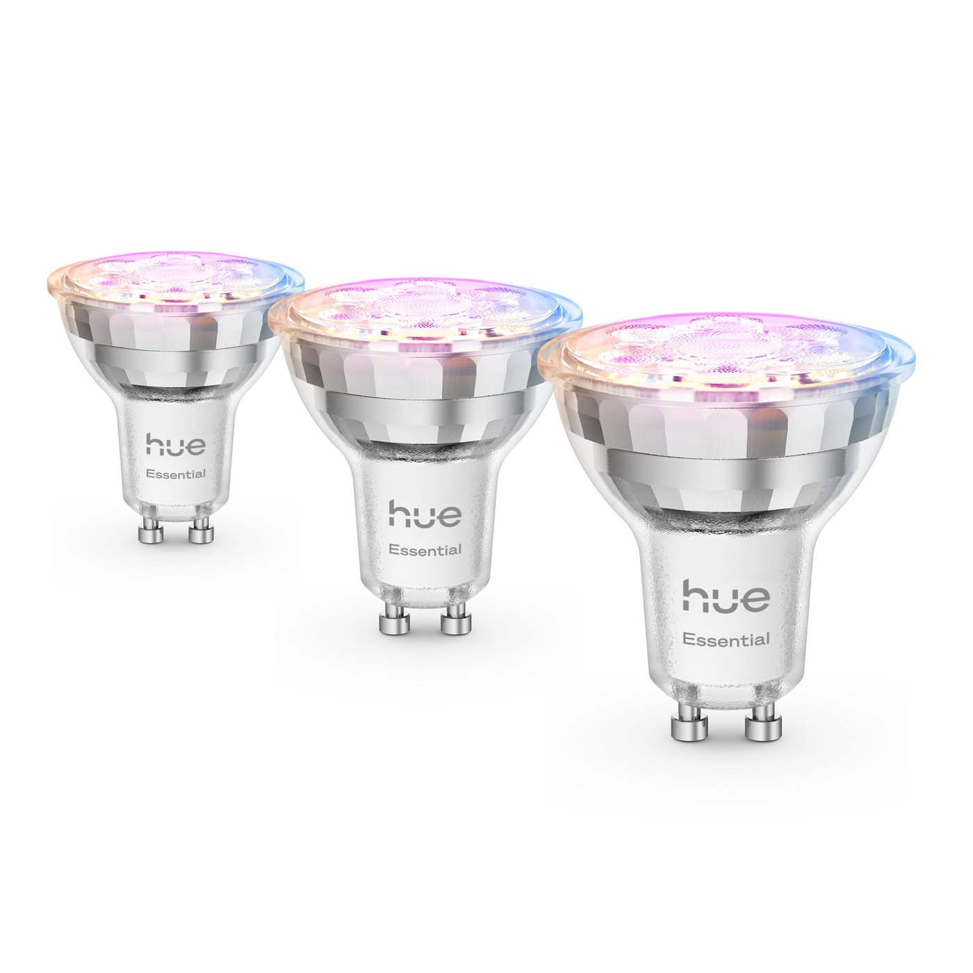 Philips Hue Essential Smart LED-pære GU10 345 lm 3-pk.
