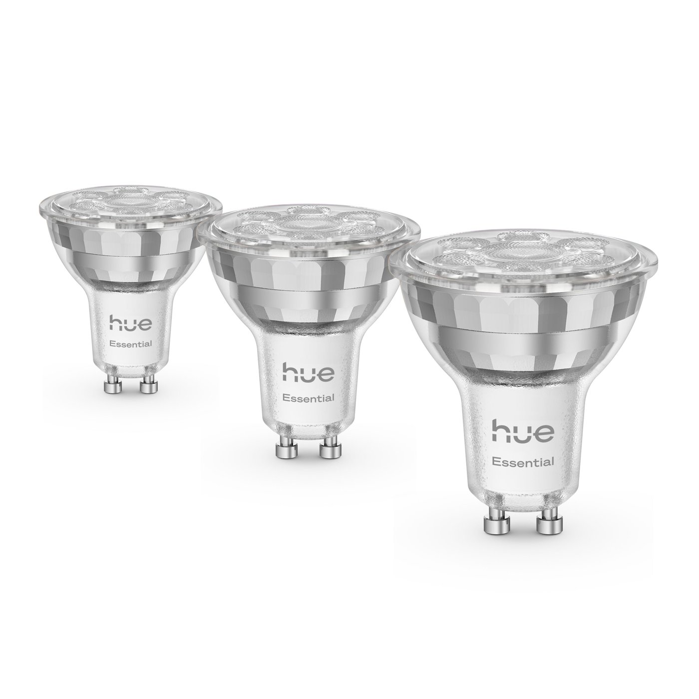 Philips Hue Essential Smart LED-pære GU10 345 lm 3-pk.