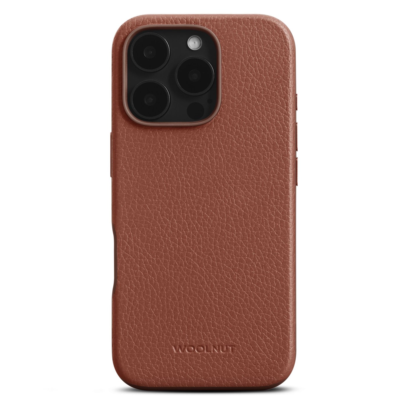 WOOLNUT läderfodral för iPhone 16 Pro Cognac