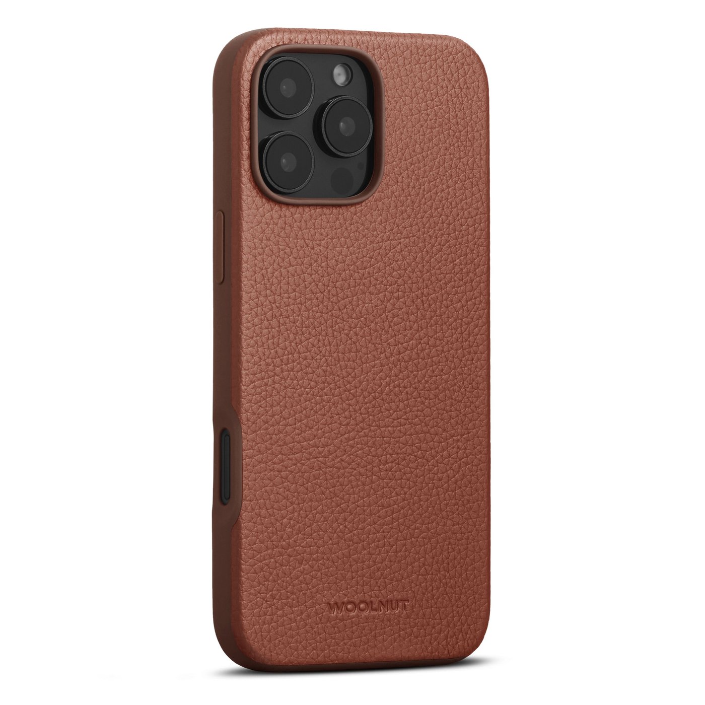 WOOLNUT Läderfodral för iPhone 16 Pro Max Cognac