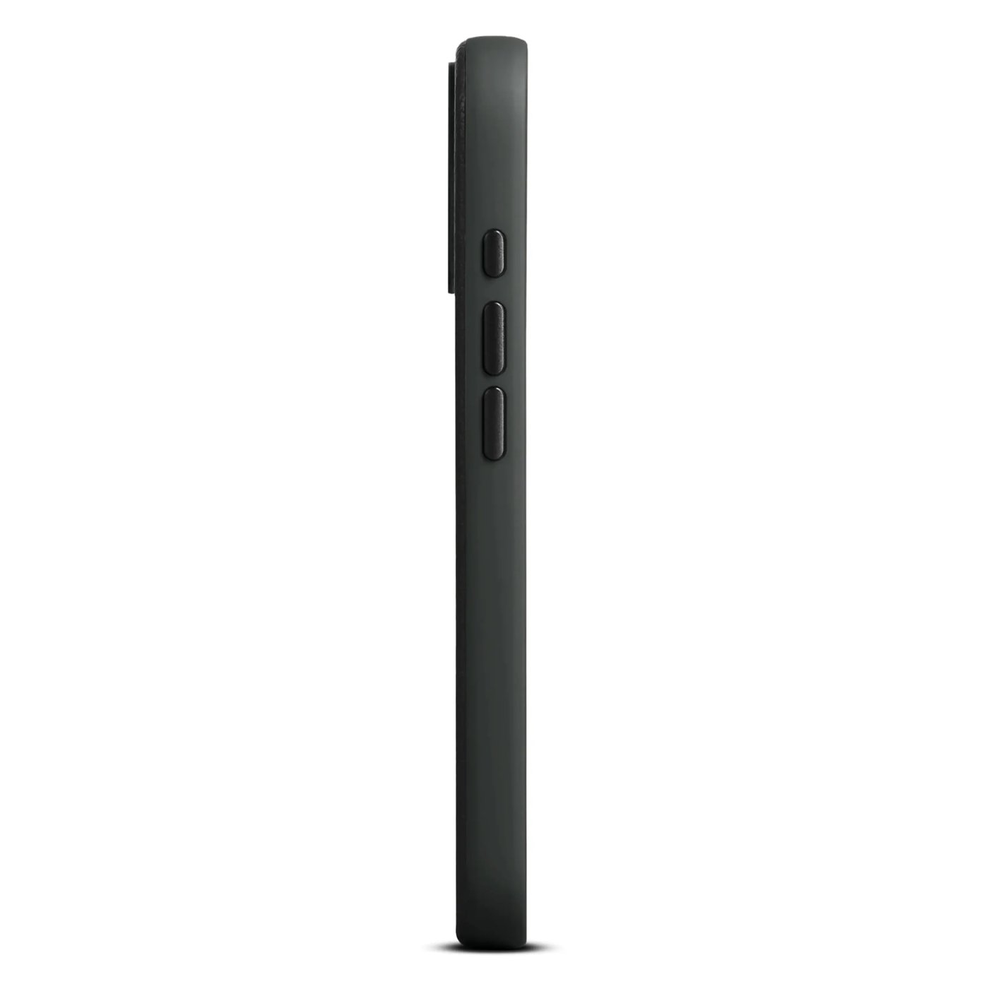 WOOLNUT Läderfodral för iPhone 17 Svart