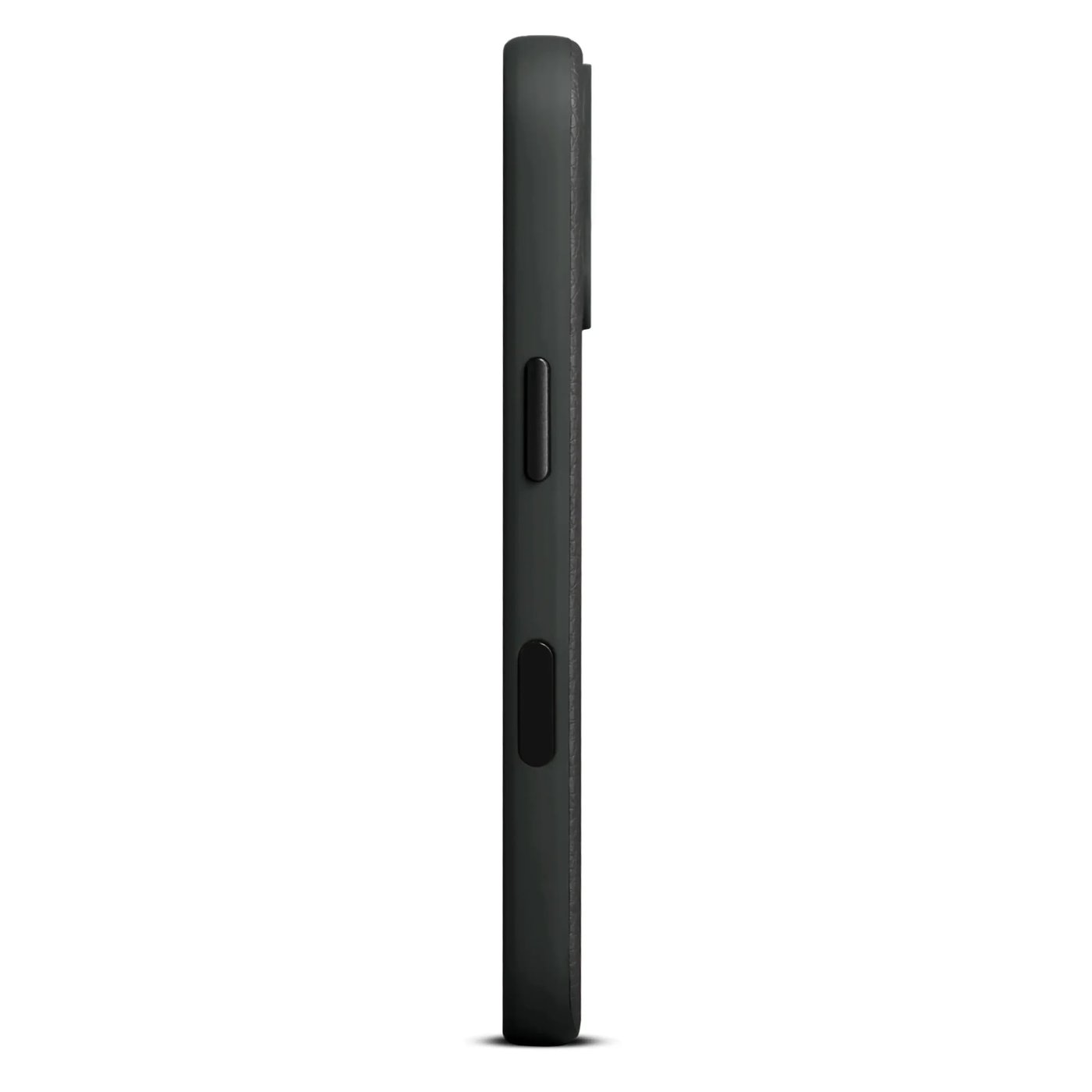 WOOLNUT Läderfodral för iPhone 17 Svart