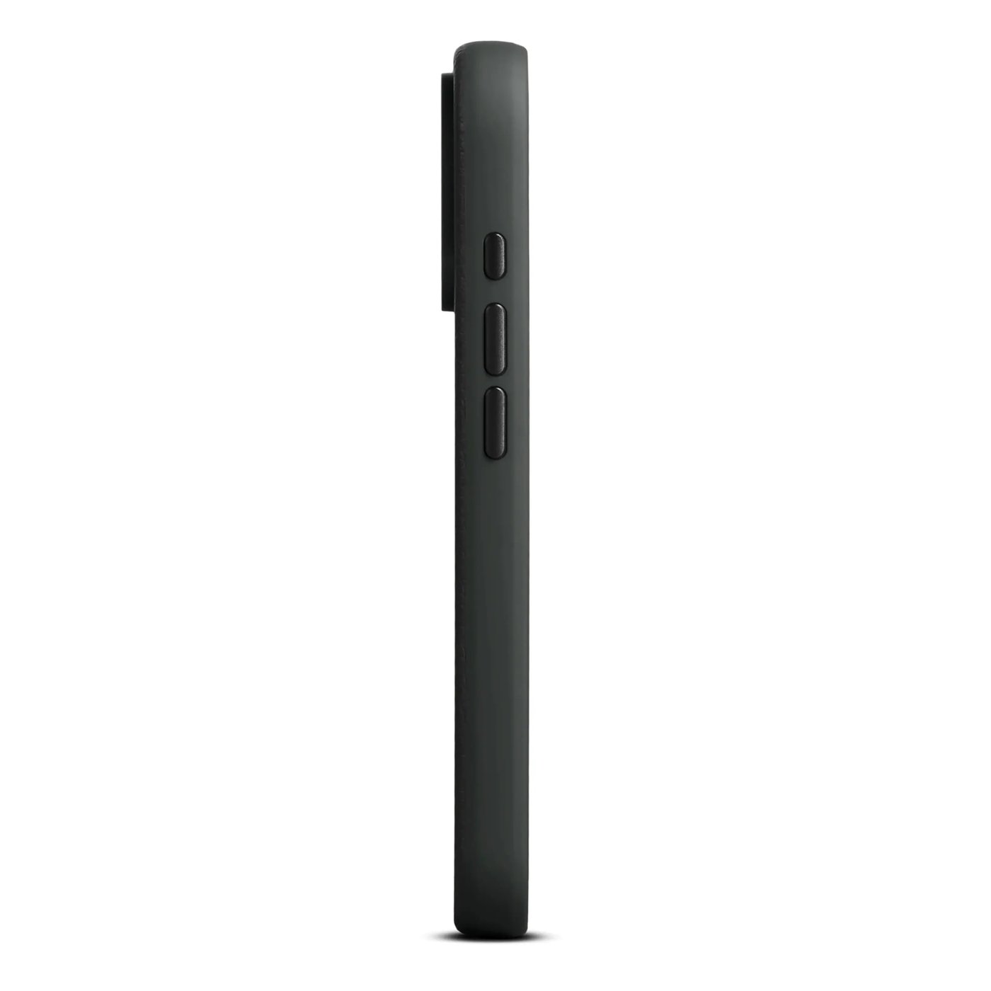 WOOLNUT Läderfodral för iPhone 17 Pro / 18 Pro Svart