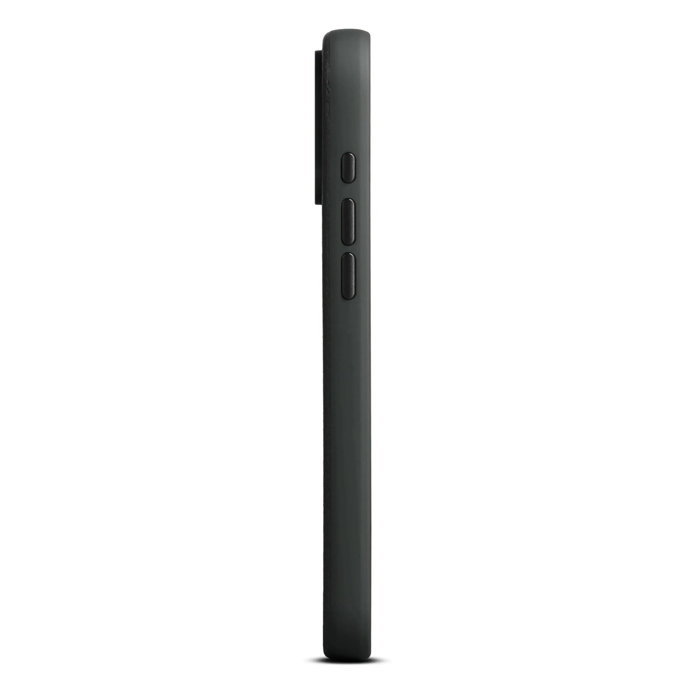 WOOLNUT Läderfodral för iPhone 17 Pro Max / 18 Pro Max Svart