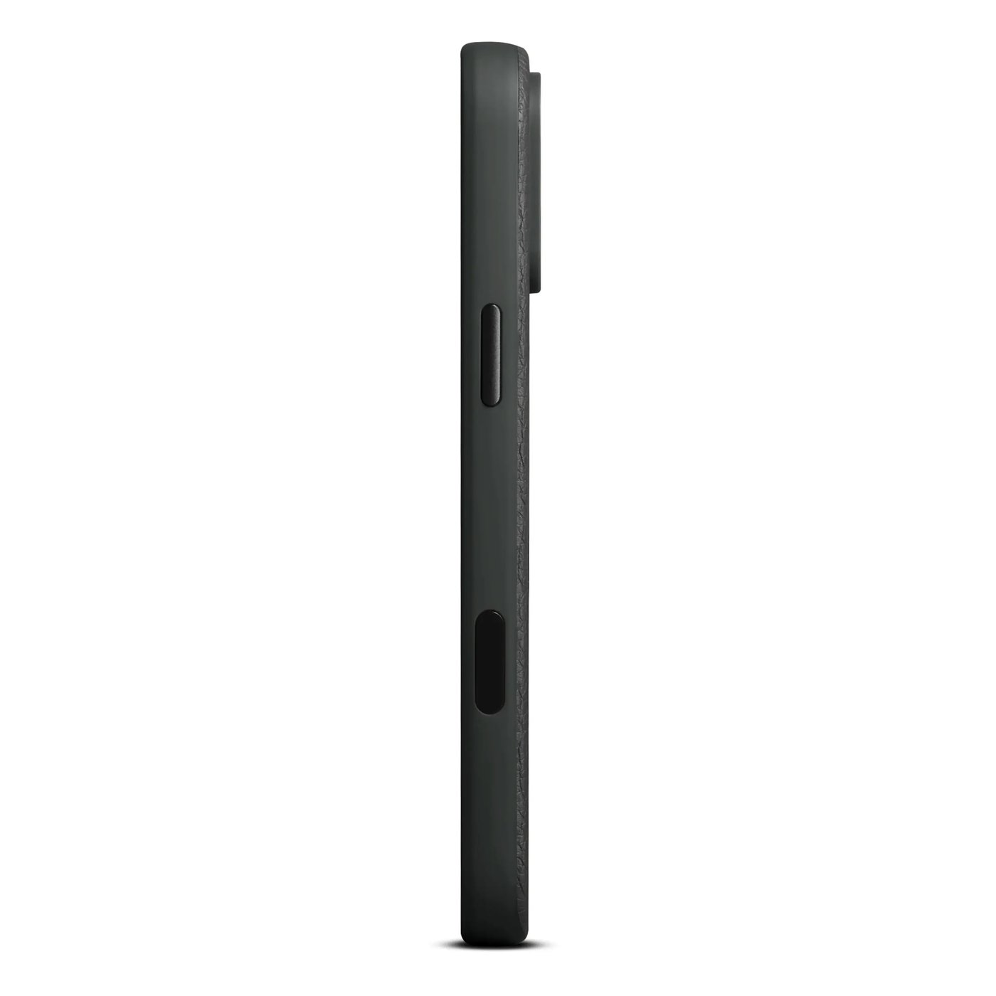 WOOLNUT Läderfodral för iPhone 17 Pro Max / 18 Pro Max Svart