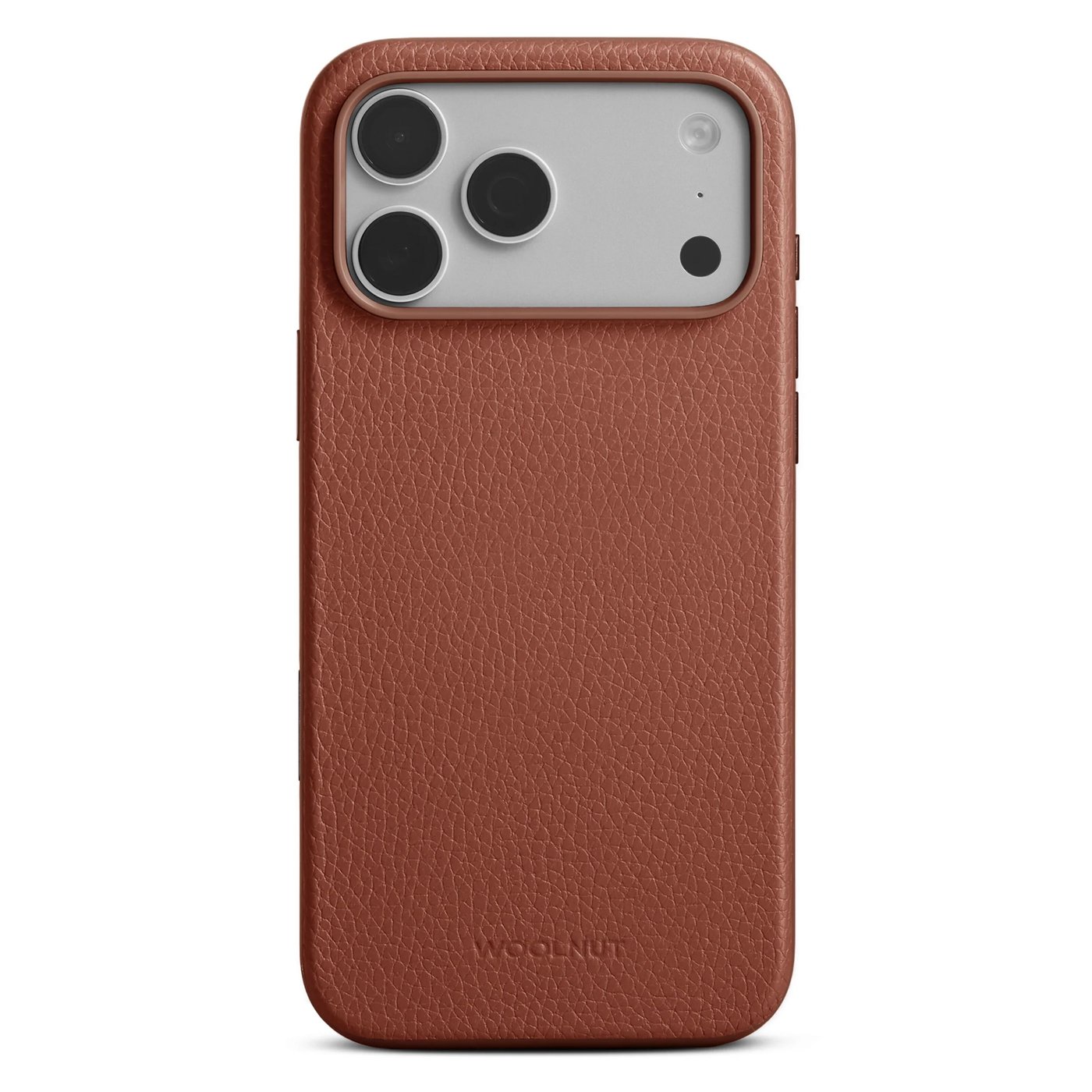 WOOLNUT läderfodral för iPhone 17 Pro Max Cognac