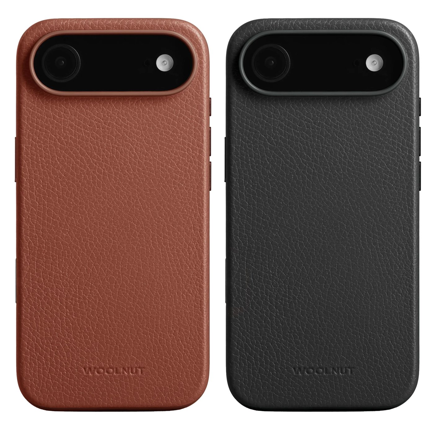 WOOLNUT WOOLNUT läderfodral för iPhone Air Cognac