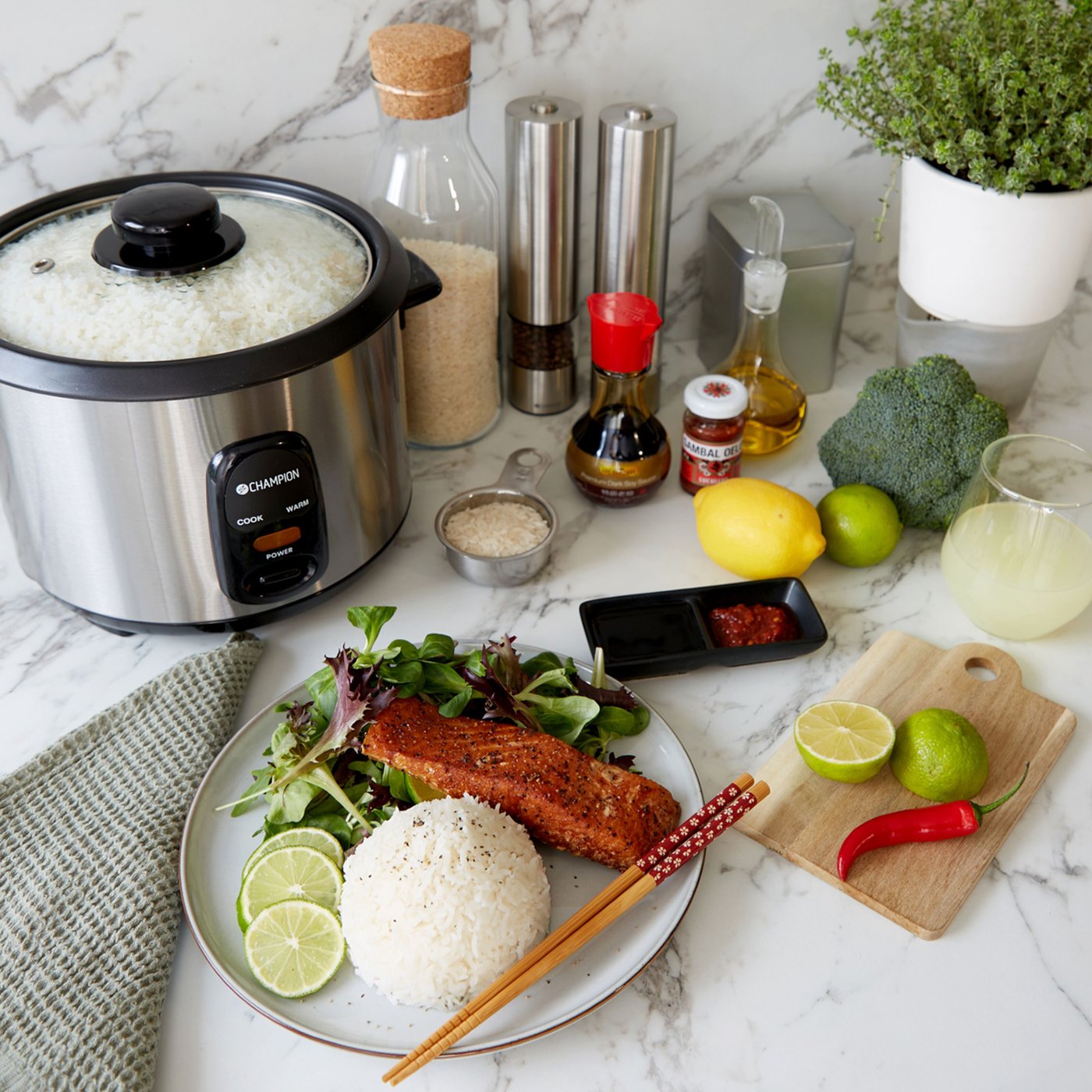 Champion RK500 riskoker 1,5 liter