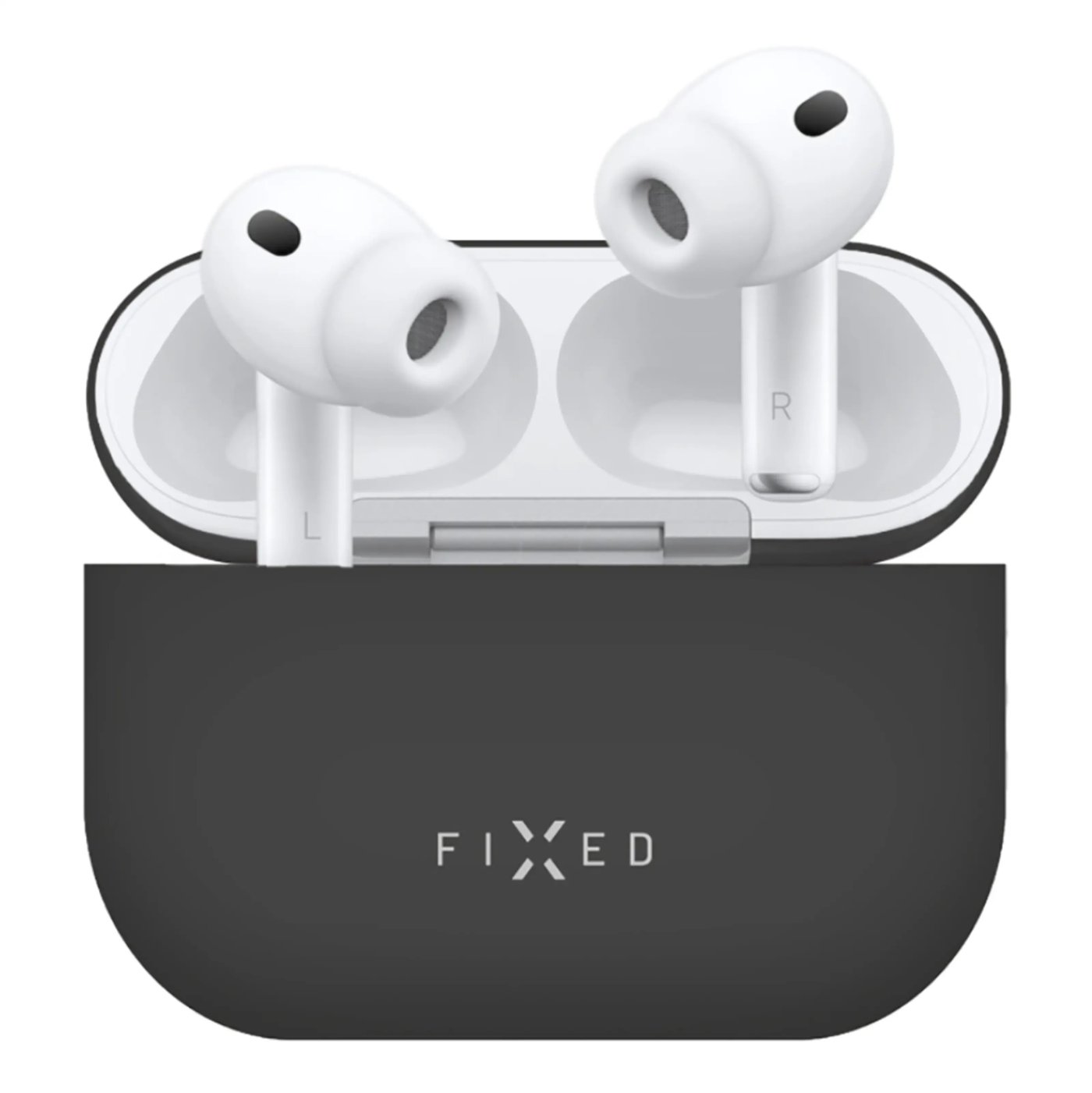 Fixed Silky silikonetui for Apple AirPods Pro 3 Svart