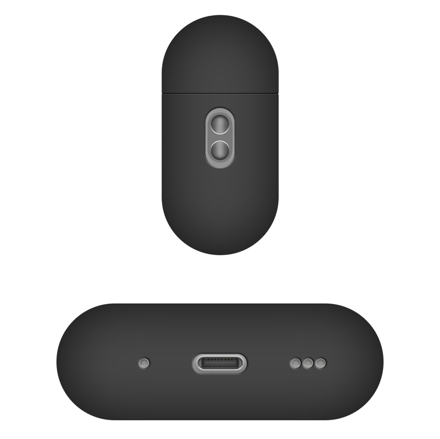 Fixed Silky silikonetui for Apple AirPods Pro 3 Svart