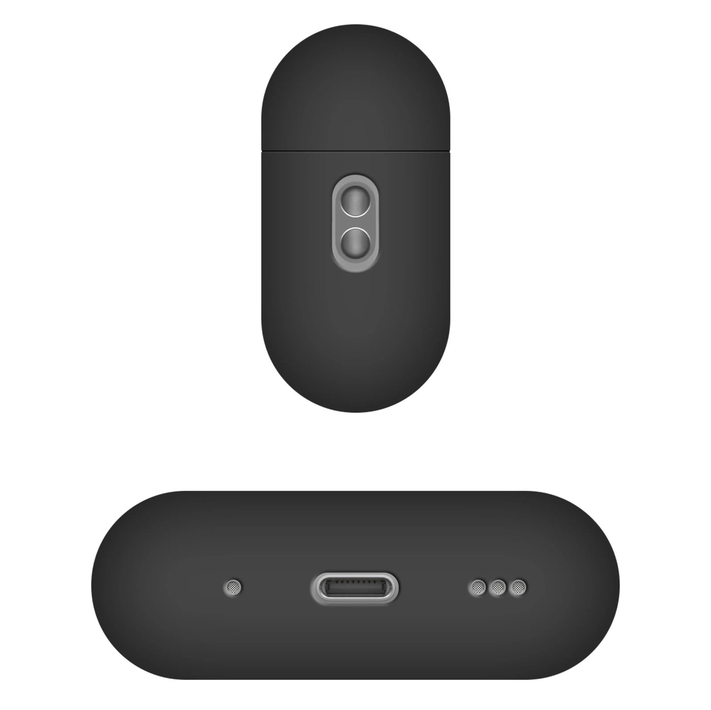 Fixed Silky silikonetui for Apple AirPods Pro 3 Svart