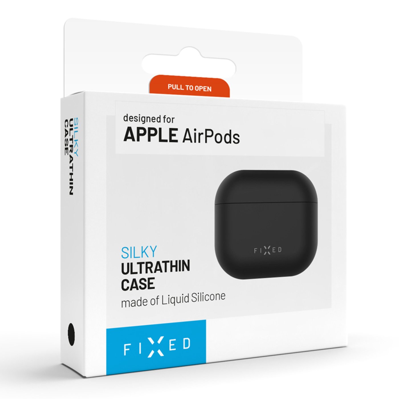 Fixed Silky silikonetui for Apple AirPods Pro 3 Svart