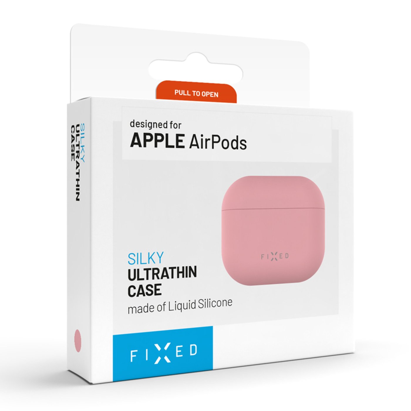 Fixed Silky Silikonfodral för Apple AirPods Pro 3 Rosa