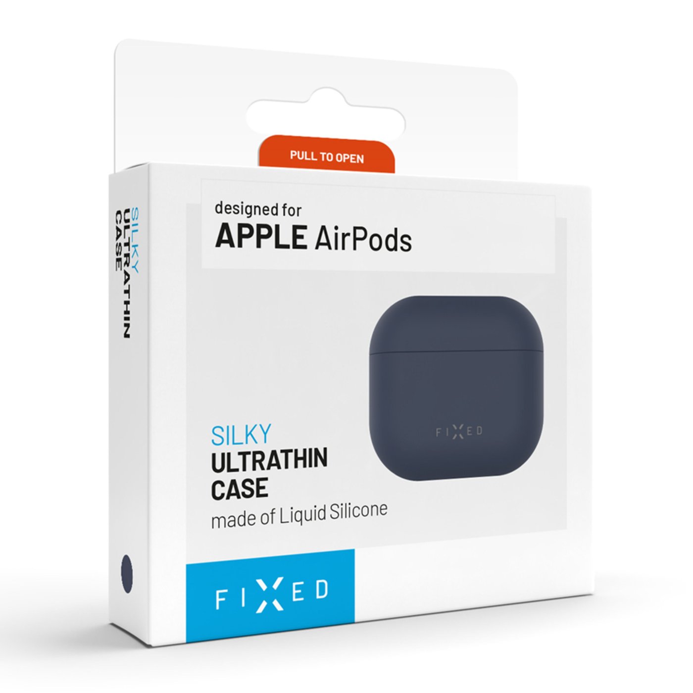 Fixed Silky Silikonfodral för Apple AirPods Pro 3 Blå