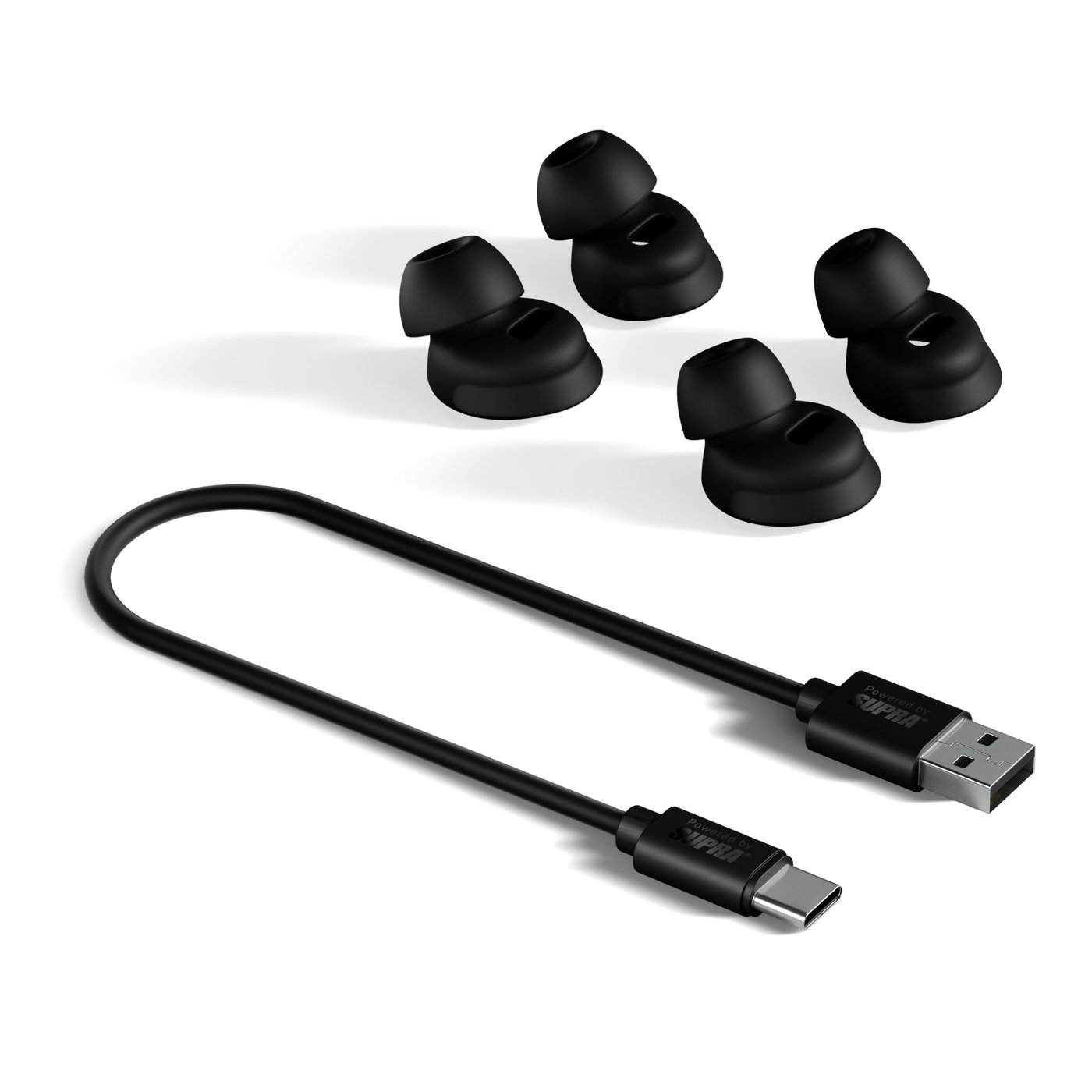 Supra ZERO-TX2 Mini True Wireless-hodetelefoner Sort