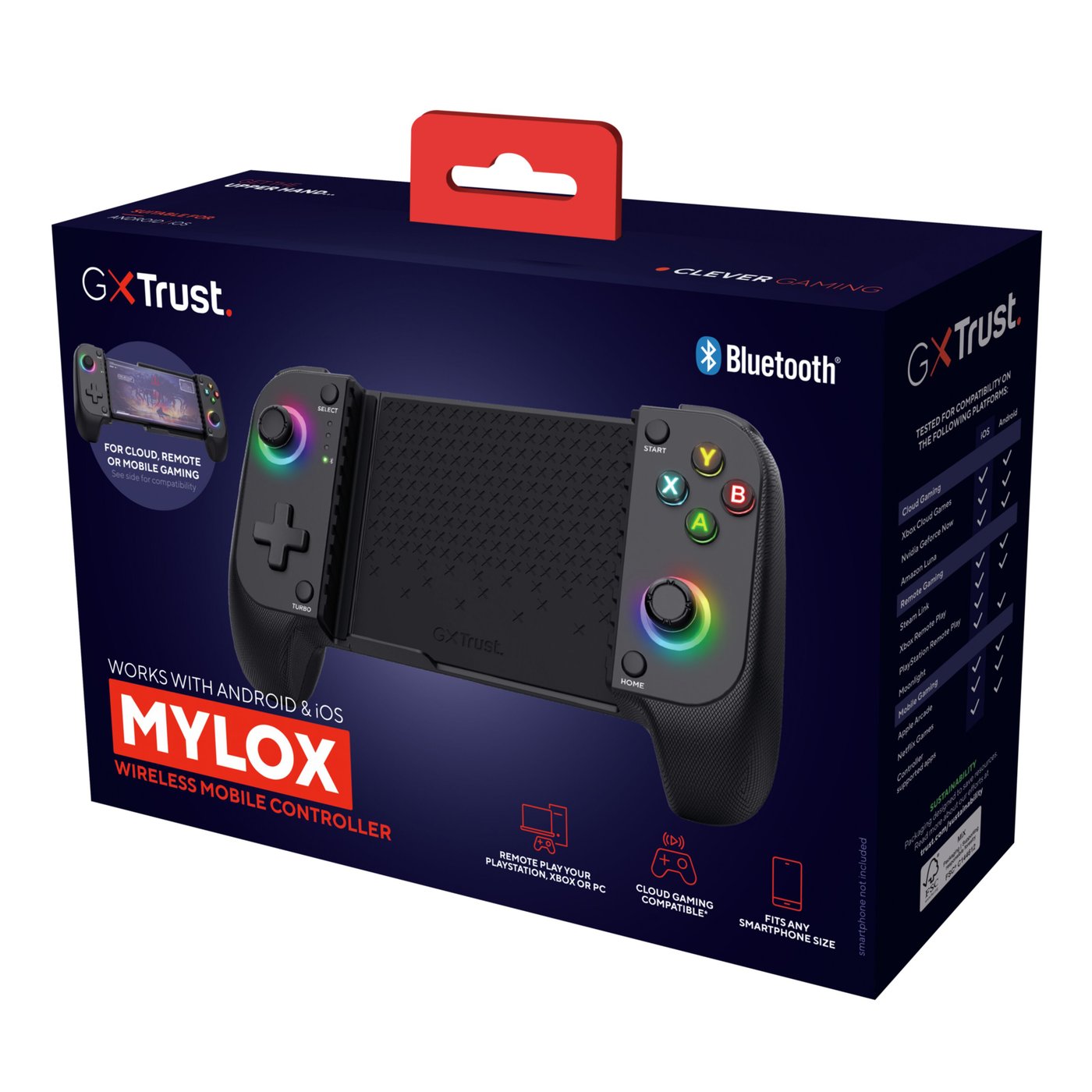 Trust GXT 735 Mylox trådlös mobil handkontroll