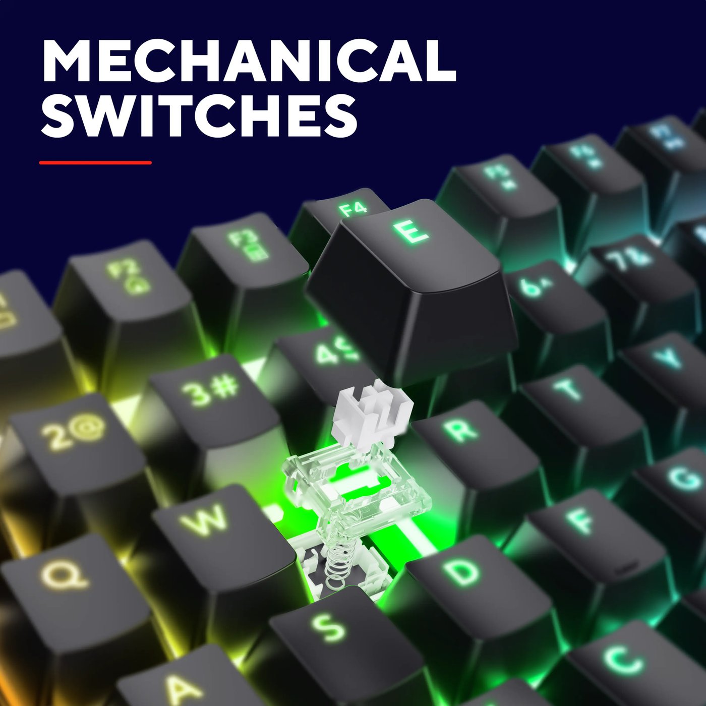 GXTrust GXT 871 Zora Mekaniskt Gamingtangentbord