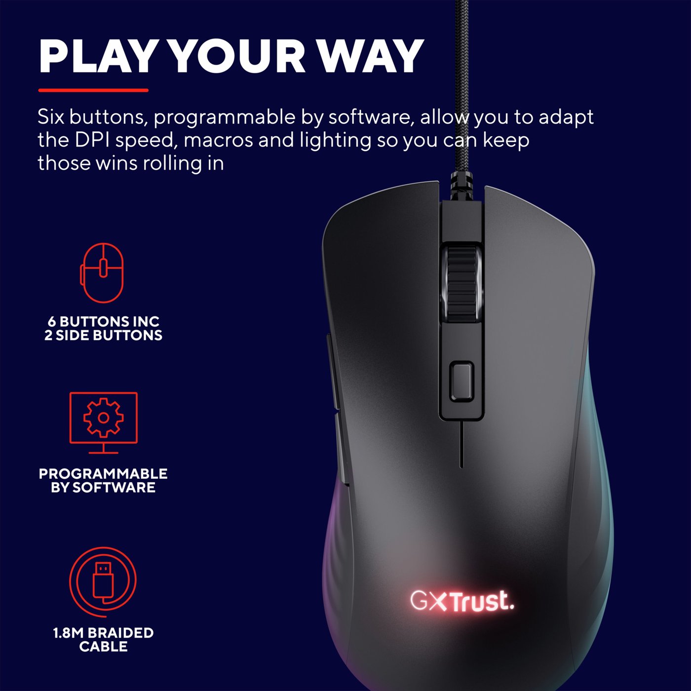 Trust GXT 924 Ybar+ Gamingmus