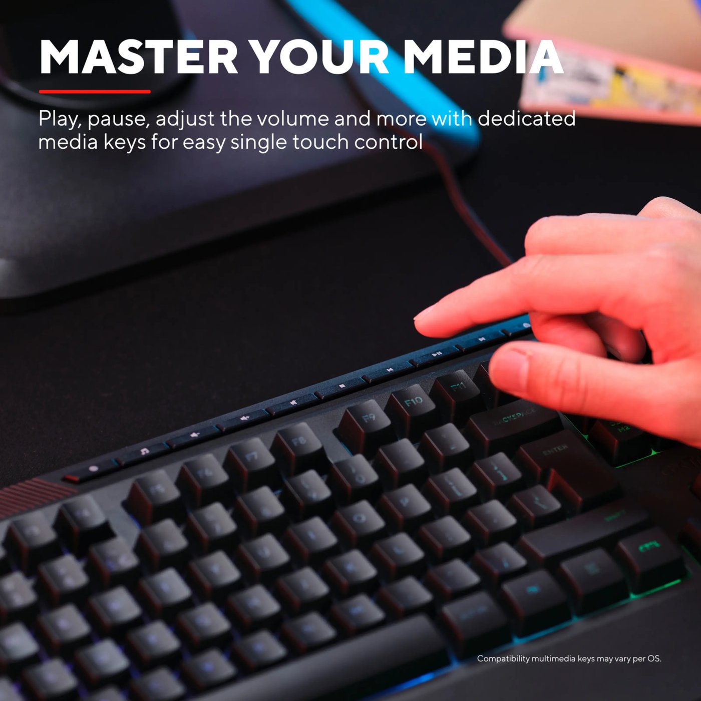 GXTrust GXT 836 Evocx RGB gamingtastatur