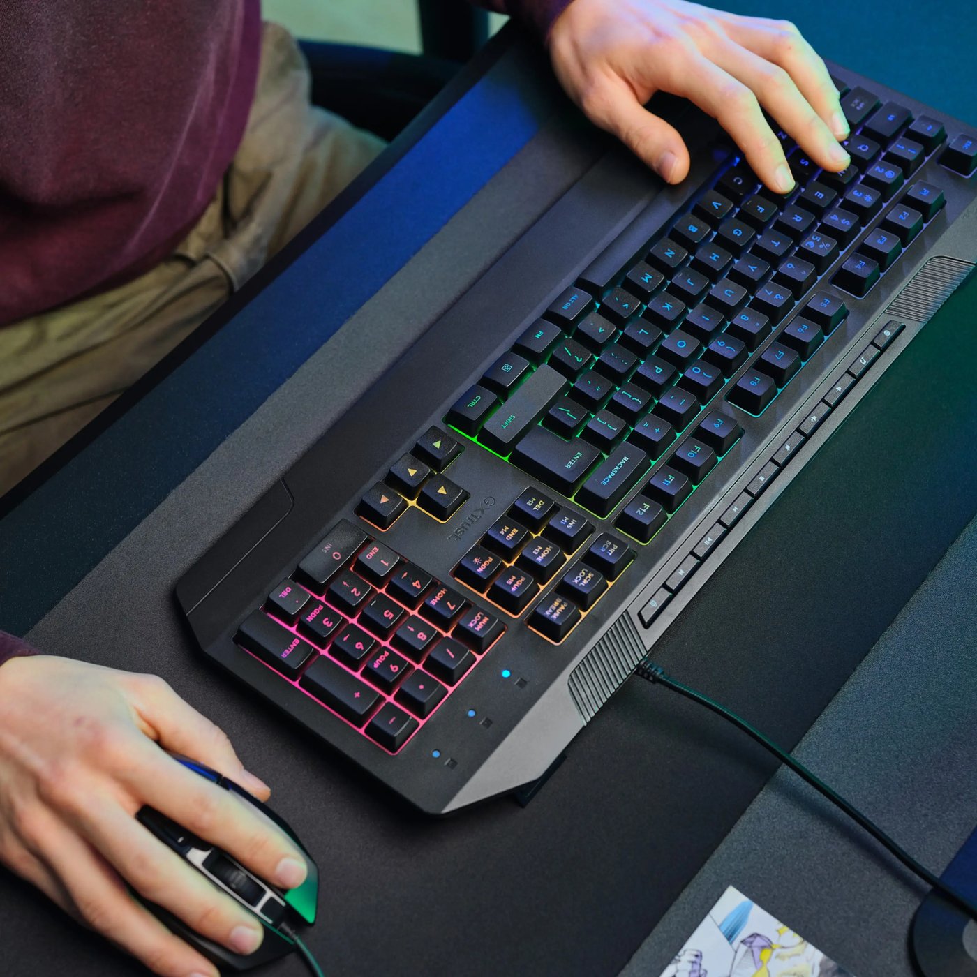 GXTrust GXT 836 Evocx RGB gamingtastatur