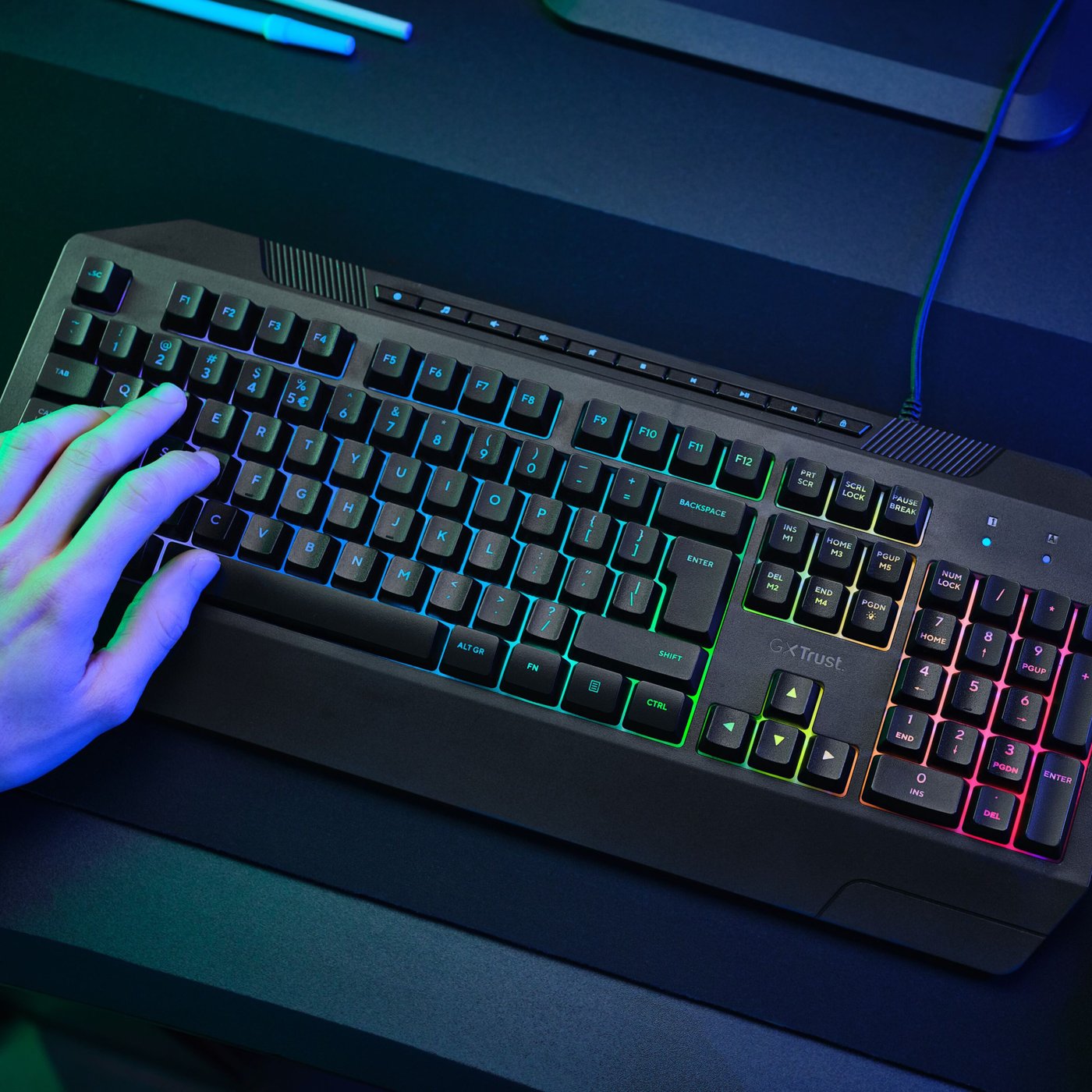 Trust GXT 836 Evocx RGB gamingtastatur