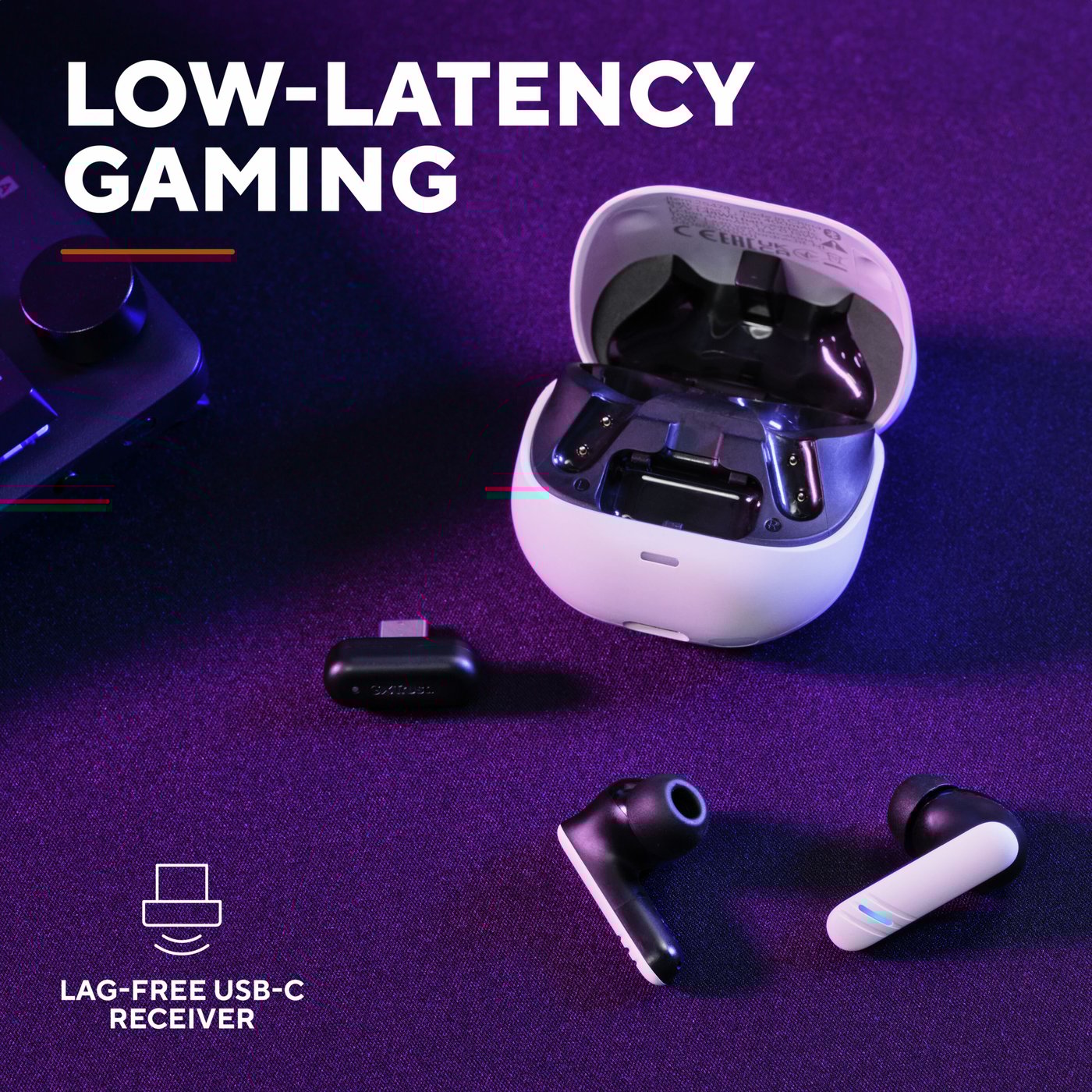 Trust GXT 409 Oxxie trådløse gaminghodetelefoner