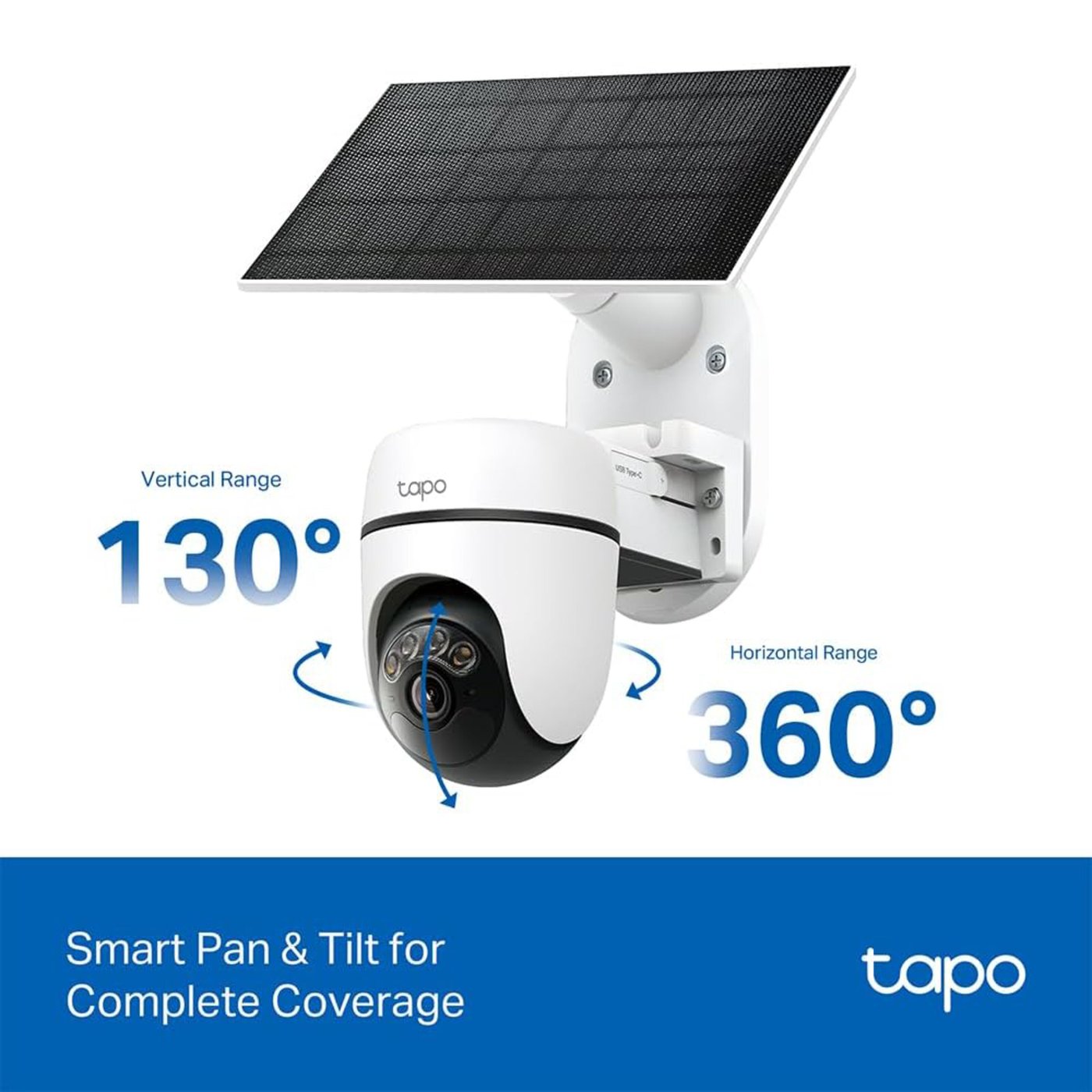 TP-link Tapo C610 Solar-Powered Pan/Tilt utendørskamera