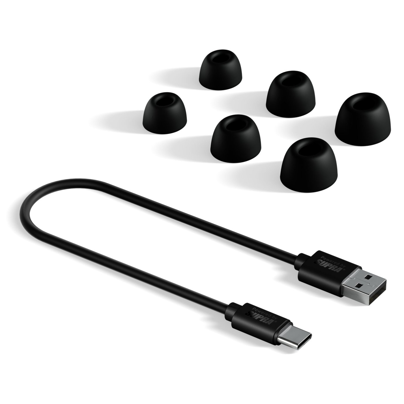 Supra NERO-TX2 True Wireless-hörlurar Svart